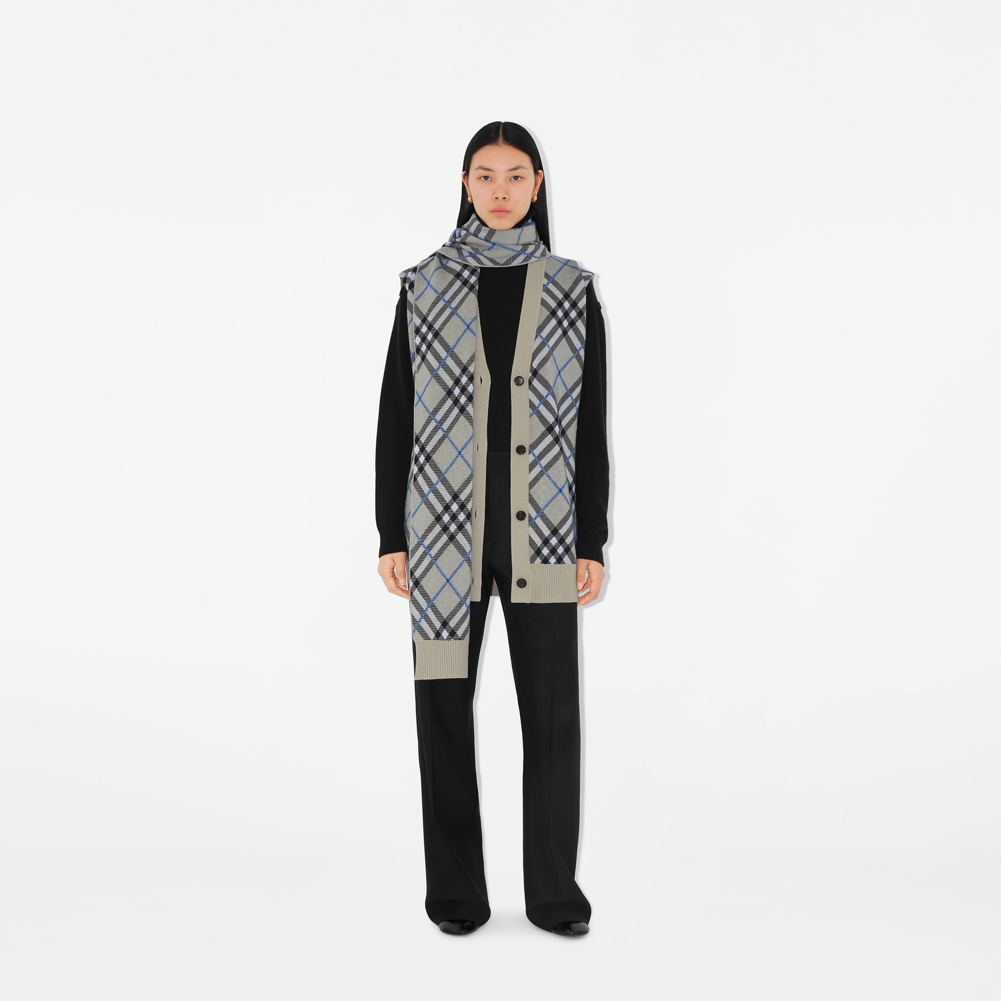 Burberry Kadın Yeşil Panço