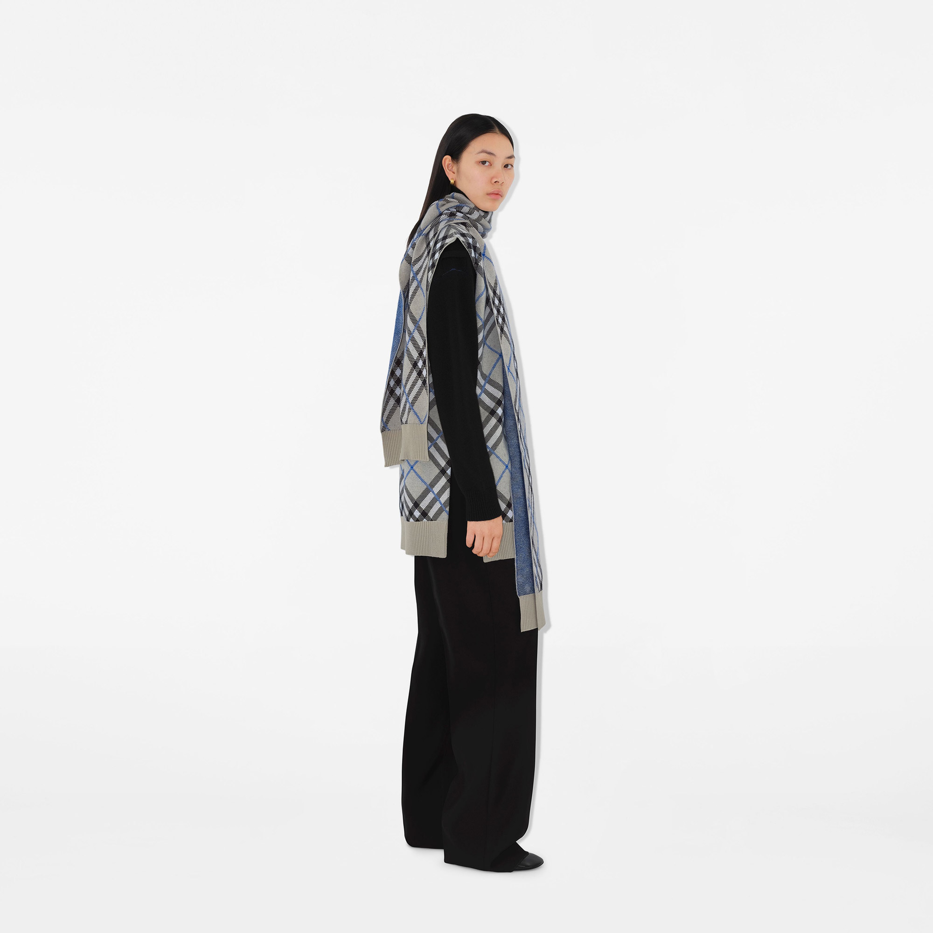 Burberry Kadın Yeşil Panço
