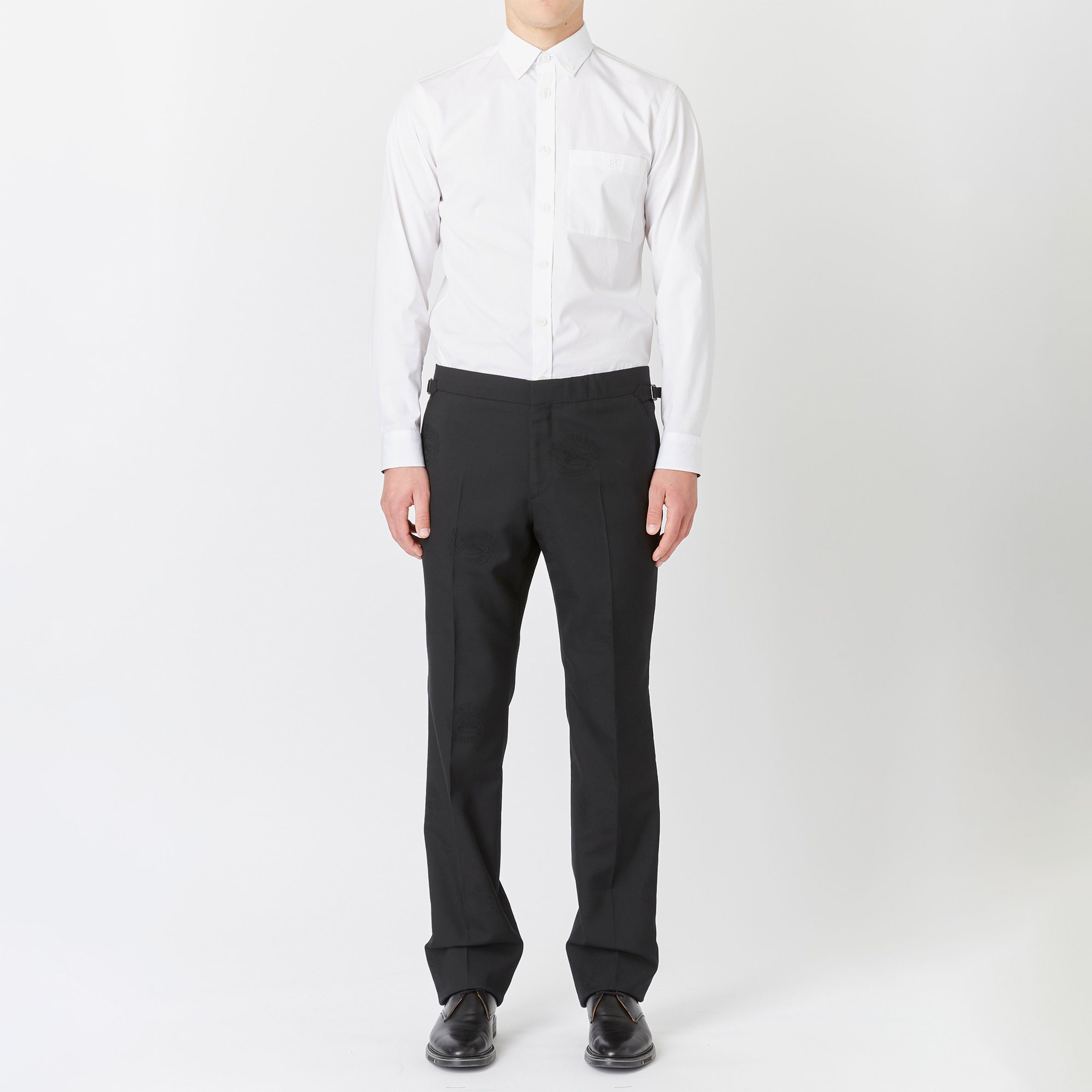 Burberry Erkek Siyah Pantolon