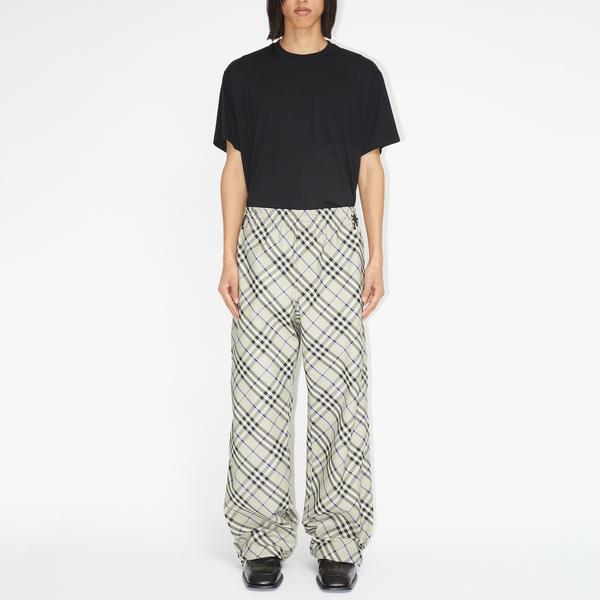 Burberry Erkek Yeşil Pantolon