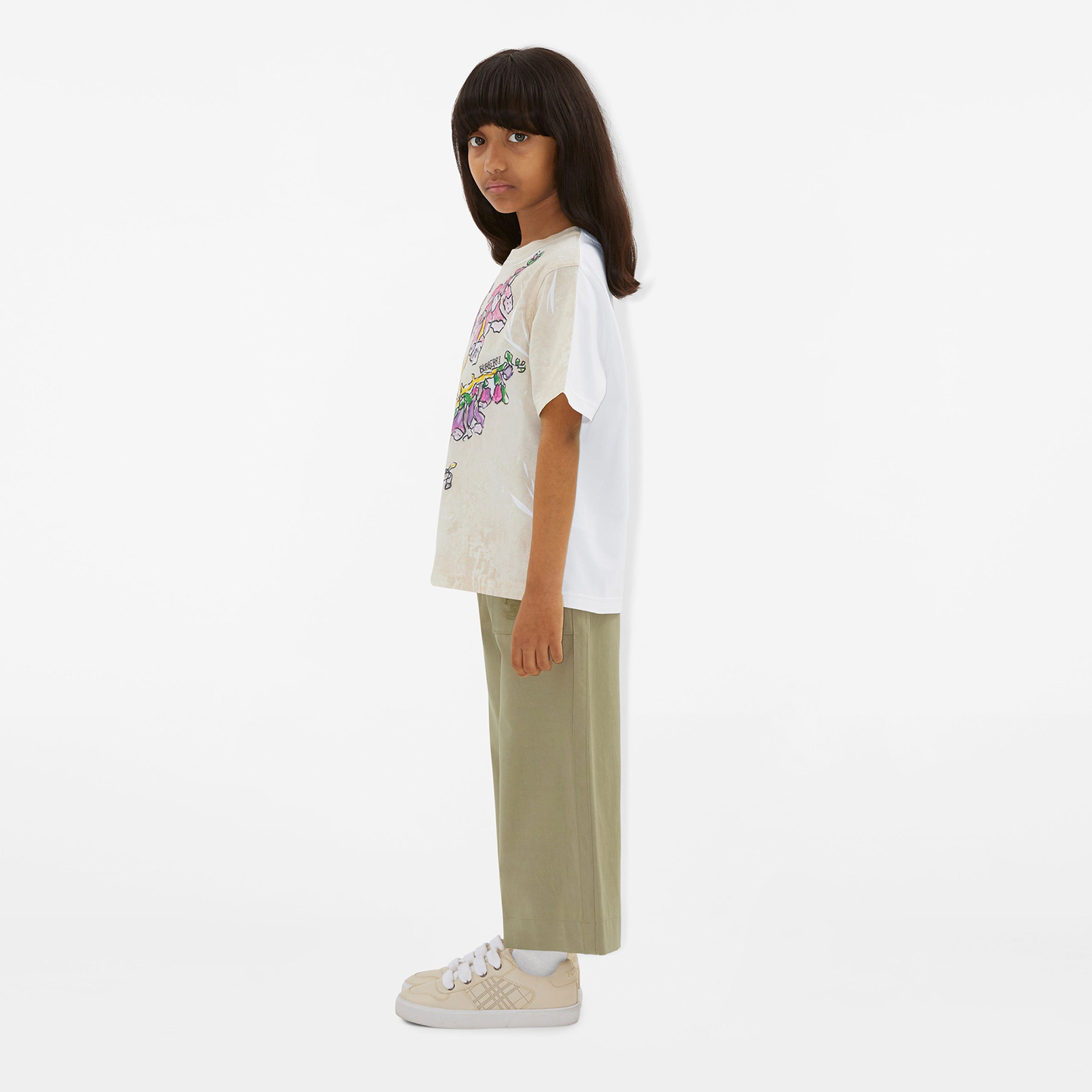 Burberry Çocuk Haki Pantolon