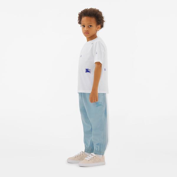 Burberry Çocuk Mavi Pantolon