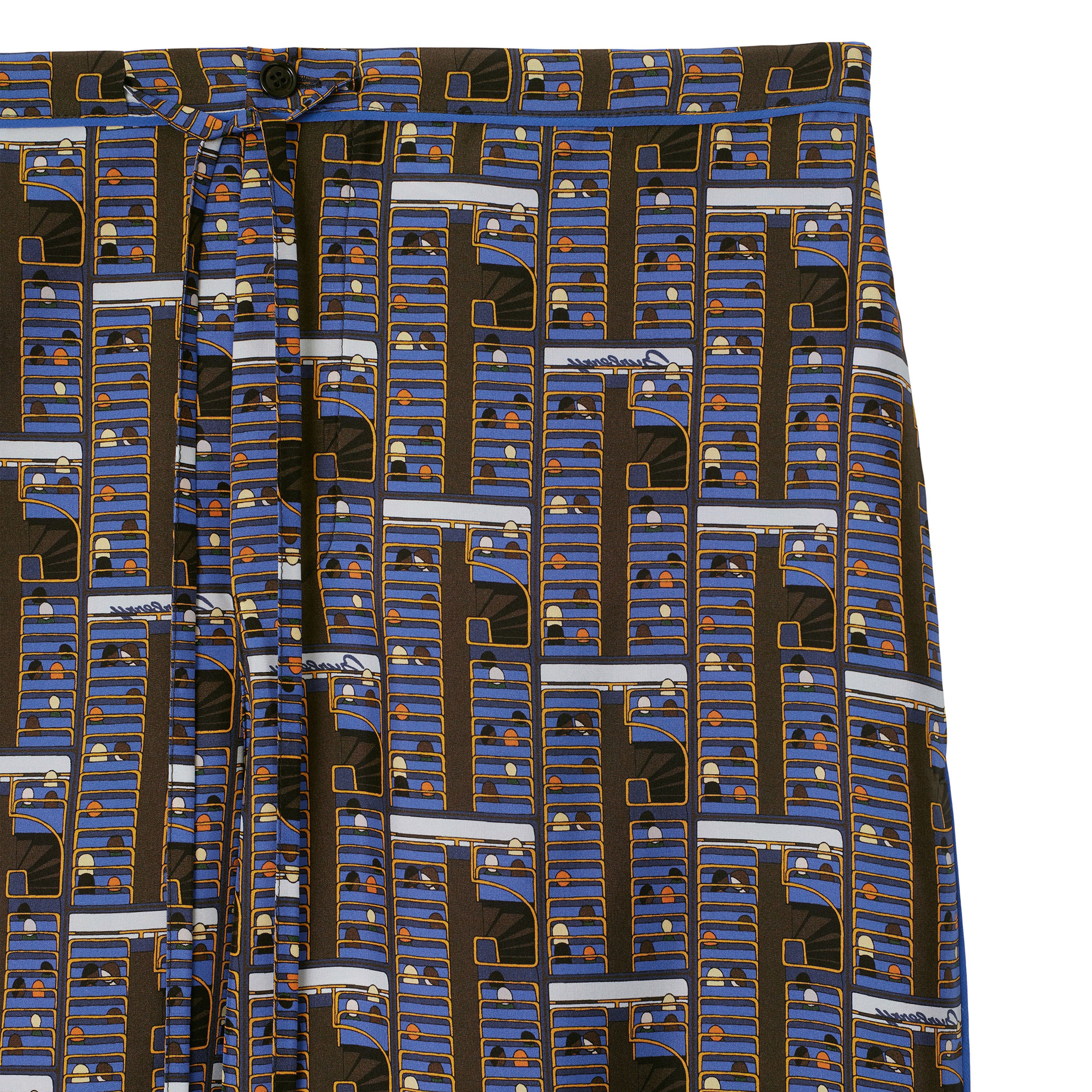 Burberry Kadın Mavi Pantolon