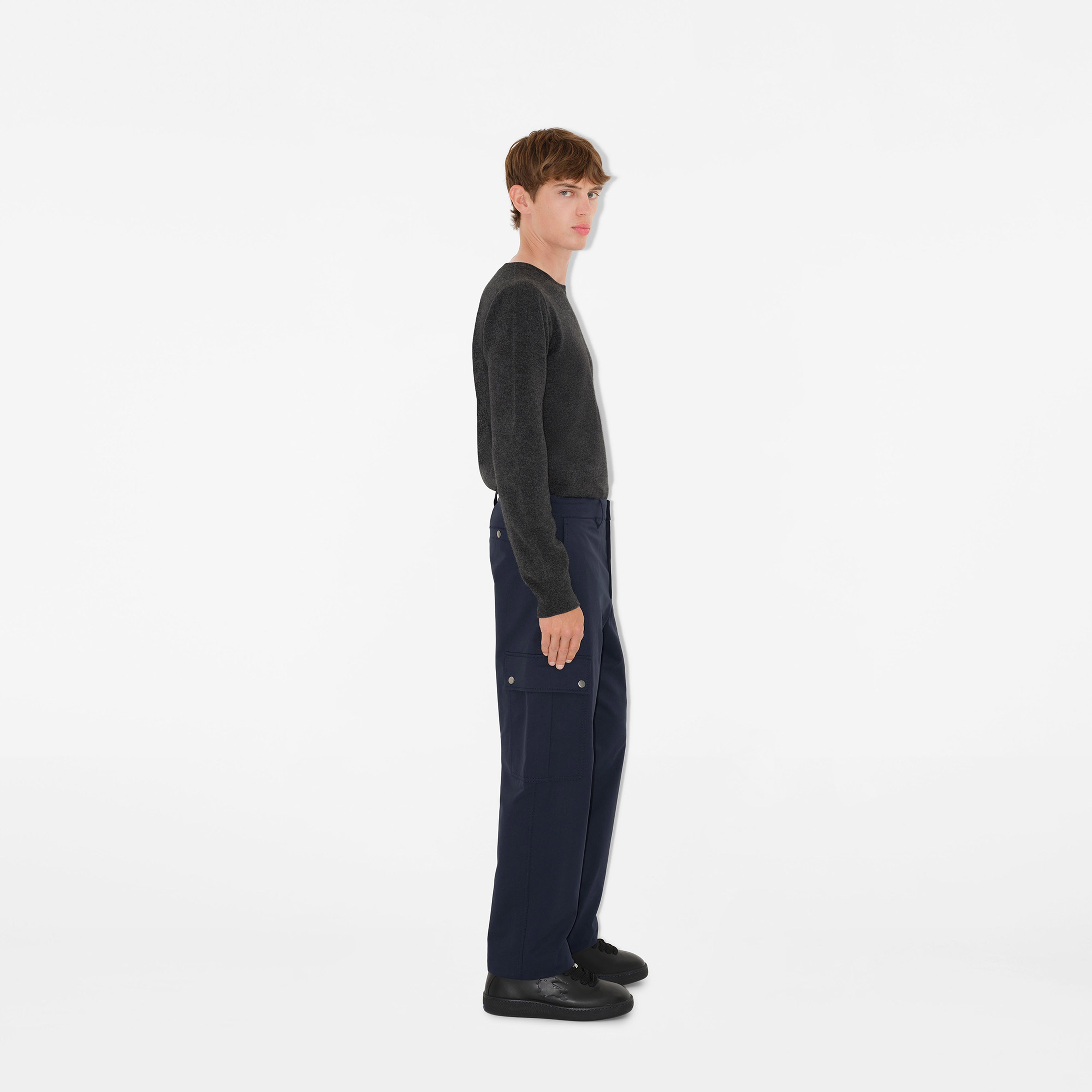 Burberry Erkek Gri Pantolon