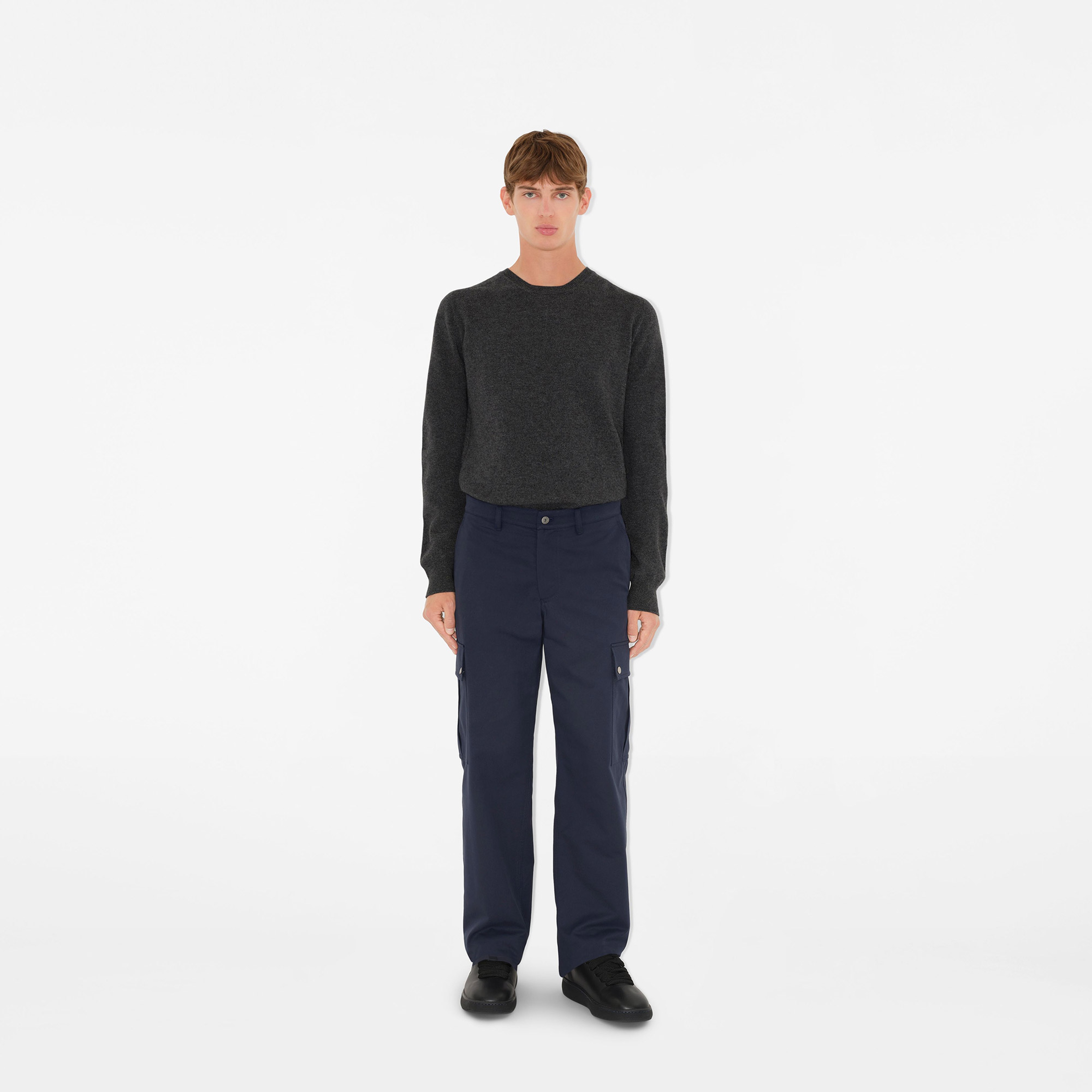 Burberry Erkek Gri Pantolon