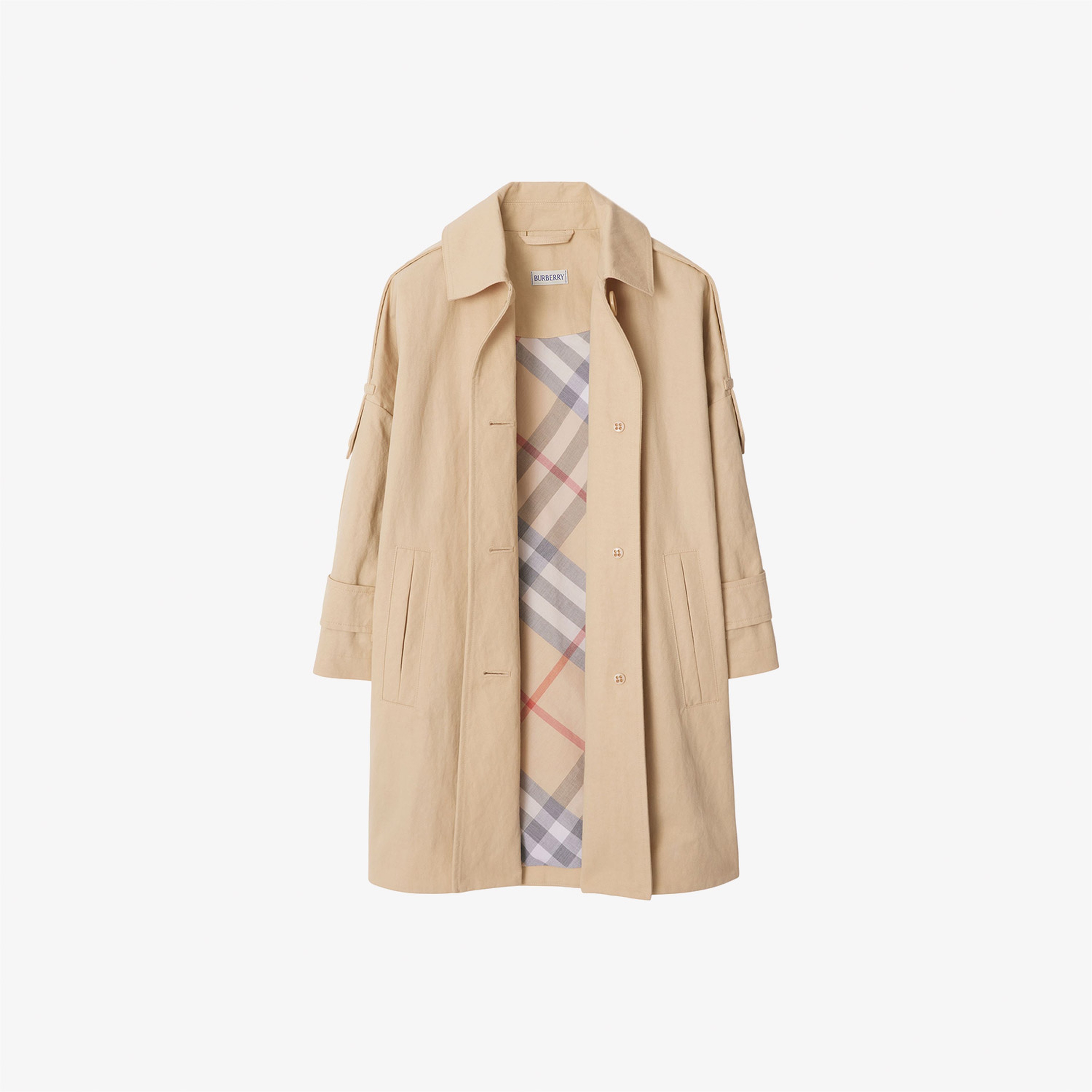 Burberry Çocuk Gri Pardesu