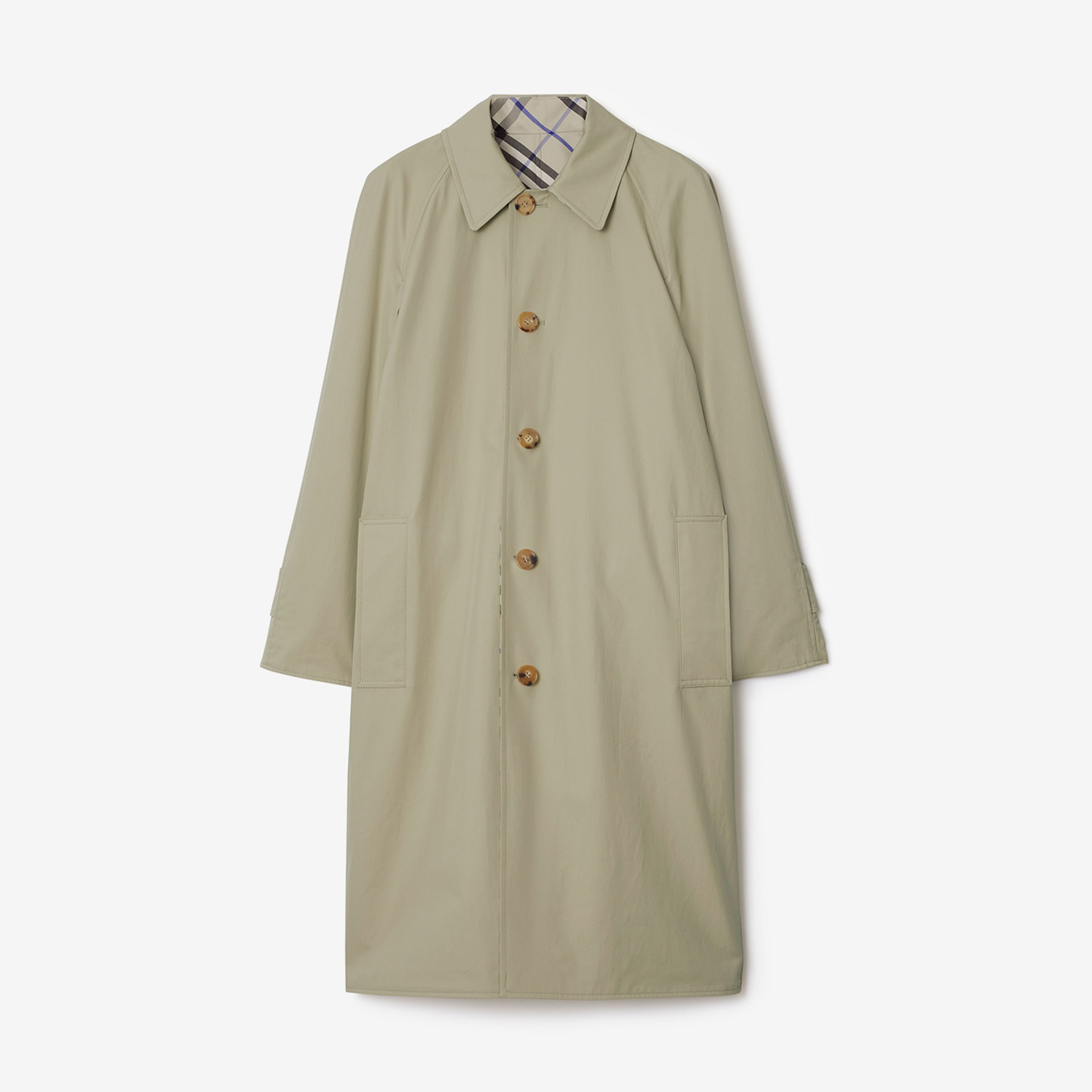 Burberry Kadın Yeşil Pardesu