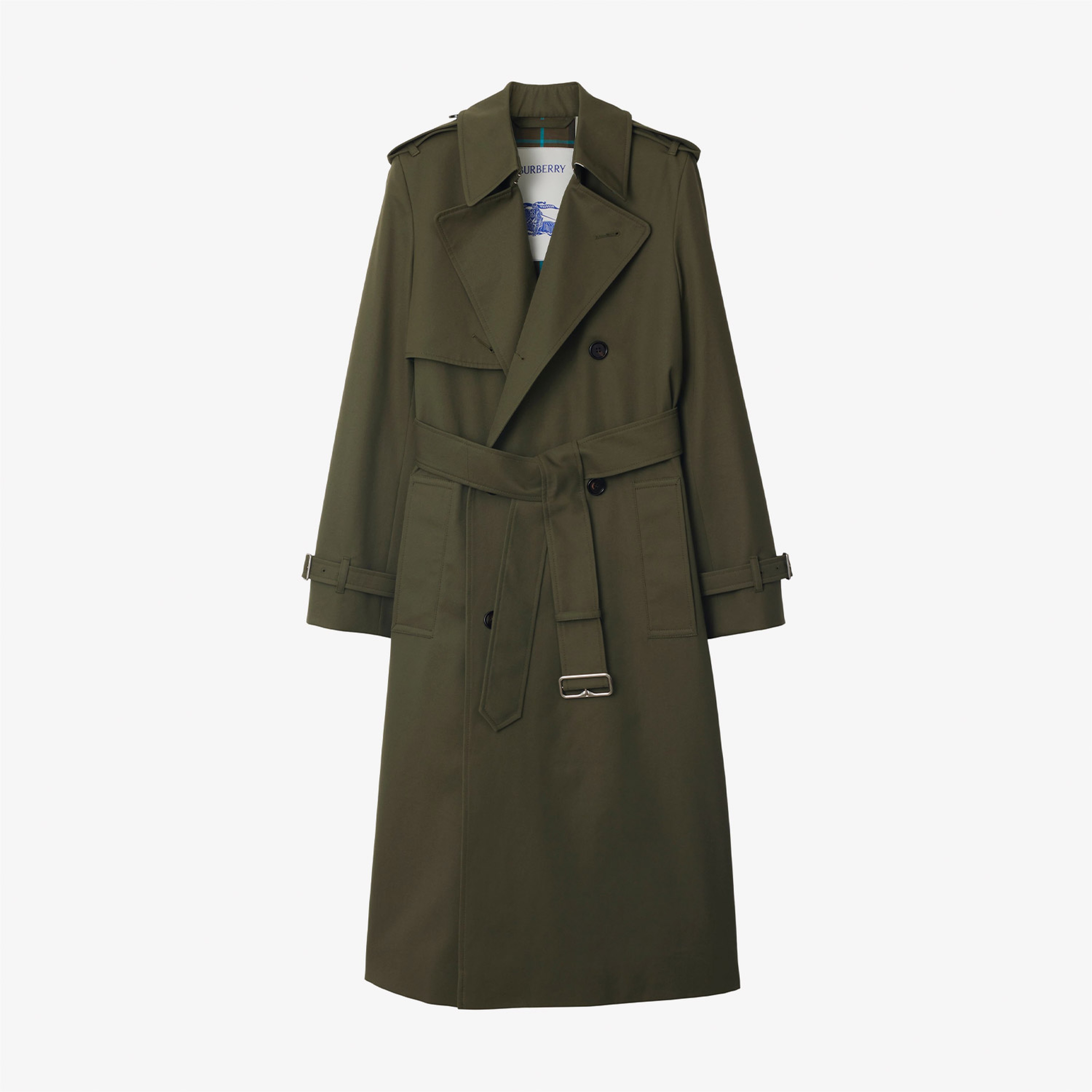Burberry Kadın Gri Pardesu