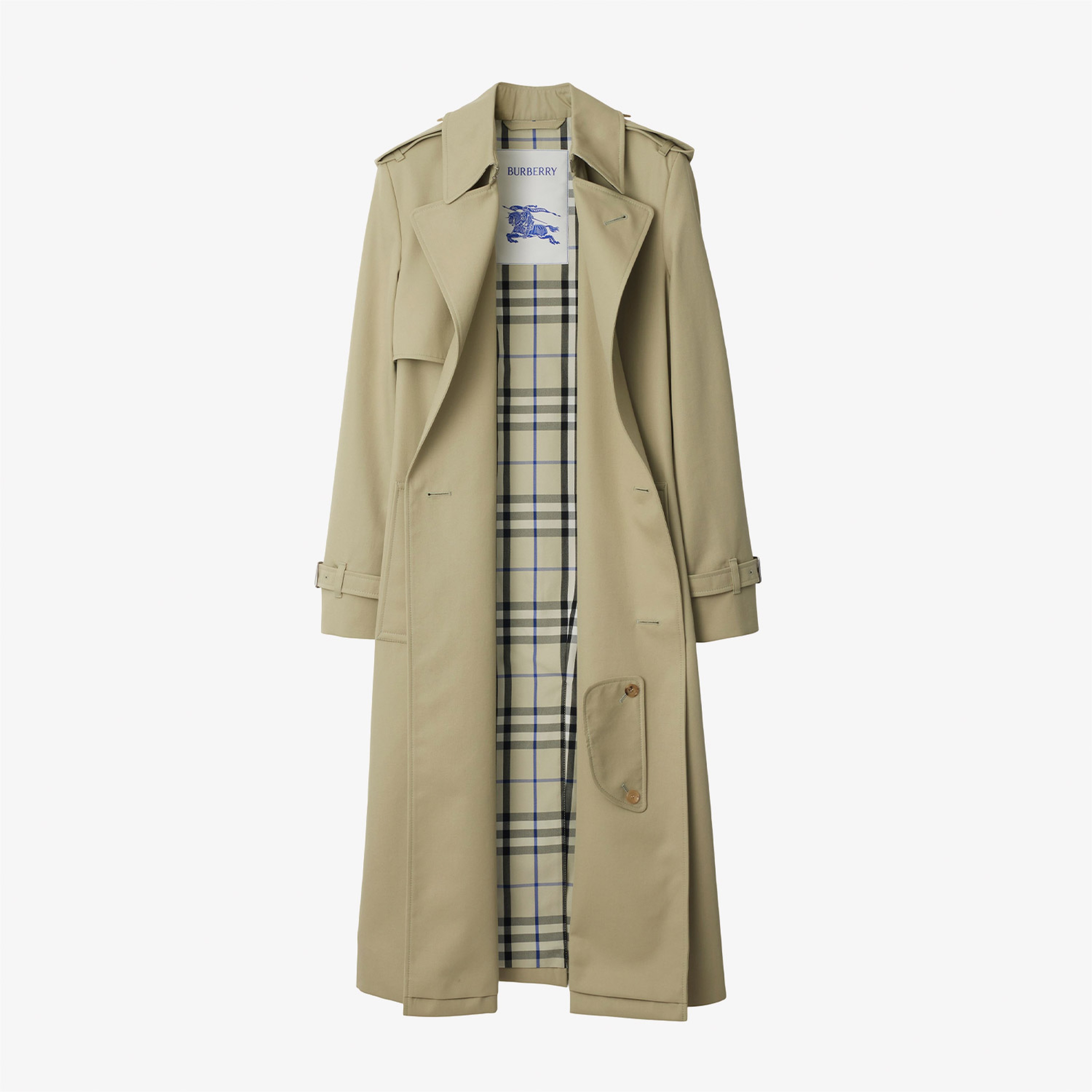 Burberry トレンチコーン カーキ Burberry Kadın Yeşil Pardesu68093045| Occasion