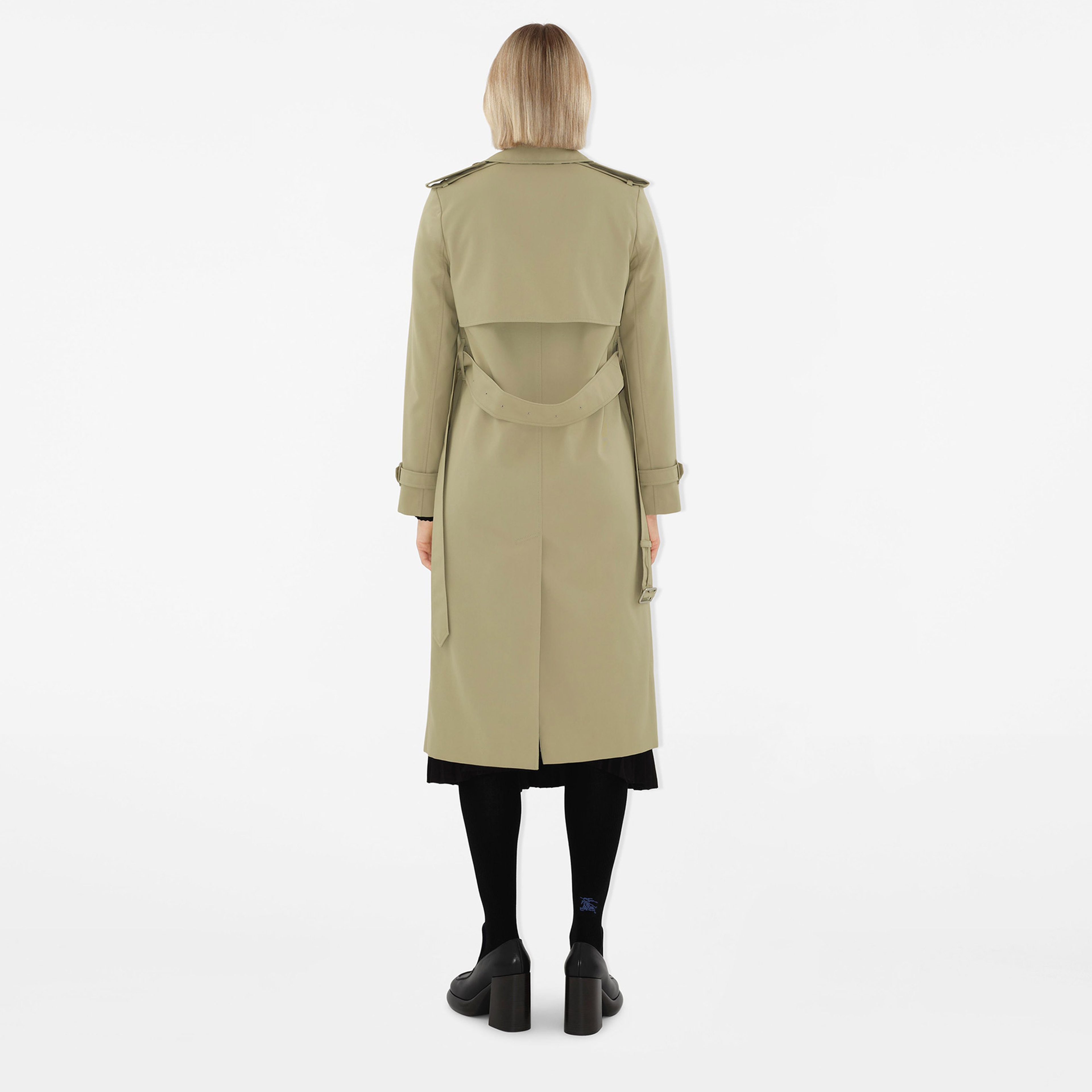 Burberry Kadın Yeşil Pardesu
