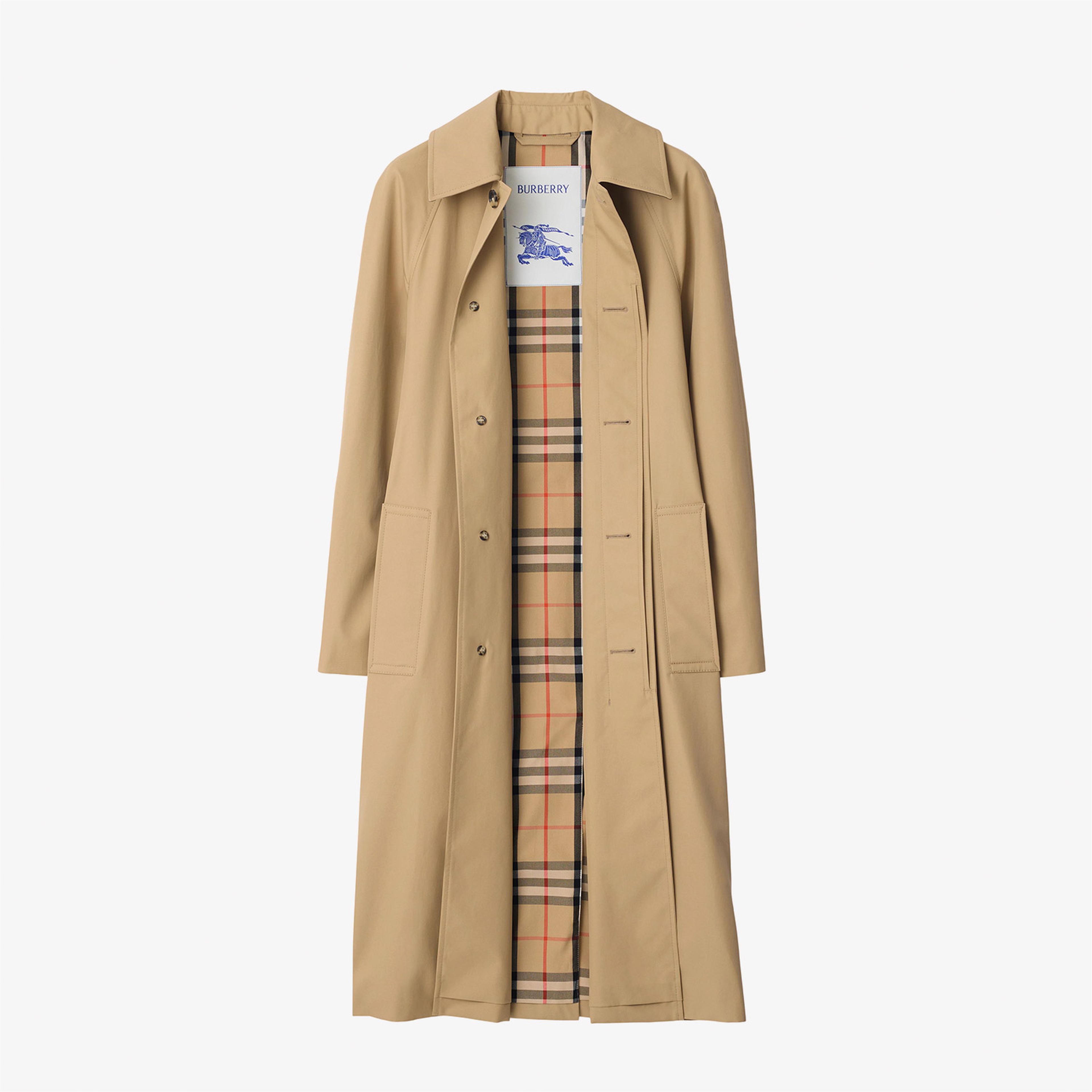 Burberry Kadın Sarı Pardesu