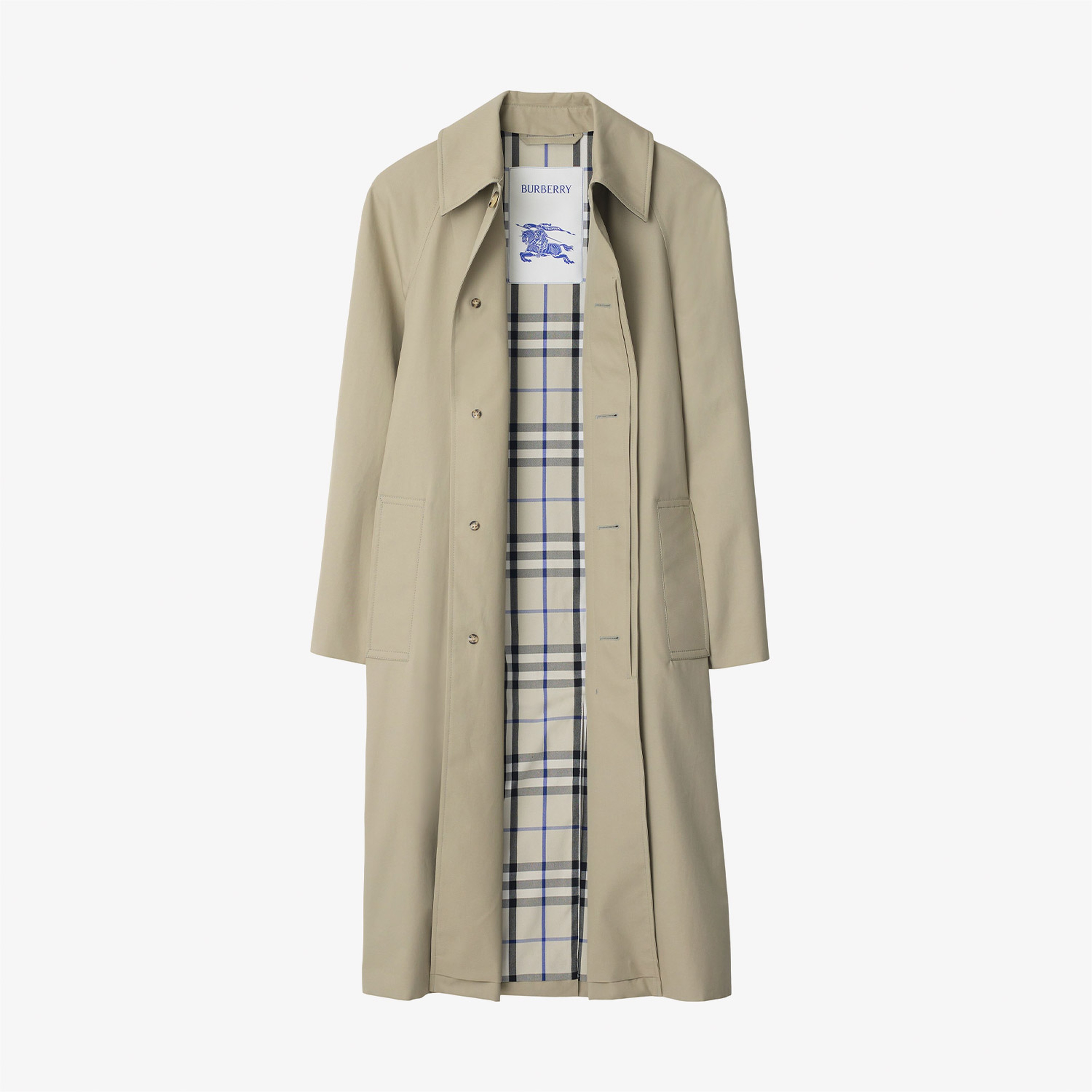 Burberry Kadın Yeşil Pardesu