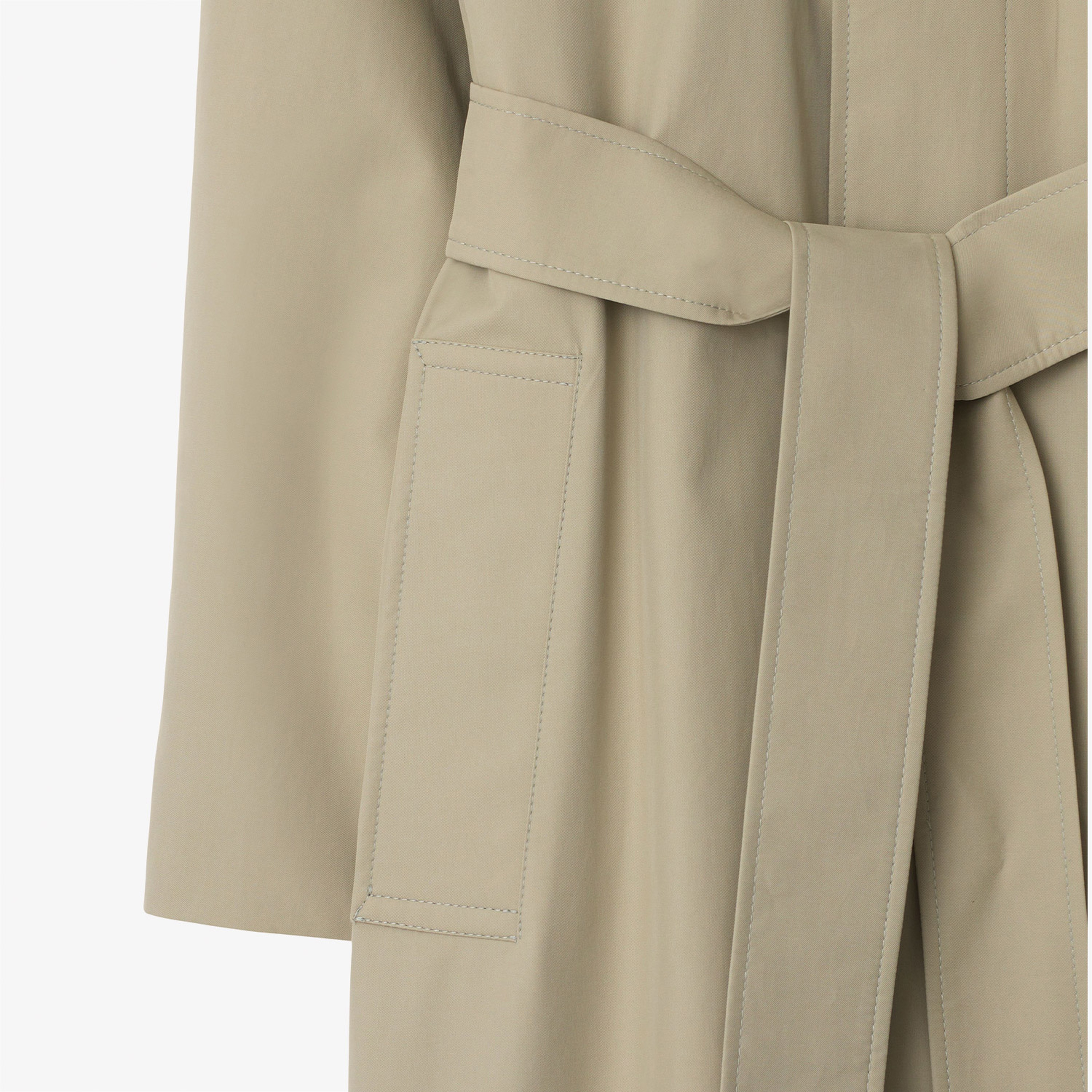 Burberry Kadın Yeşil Pardesu