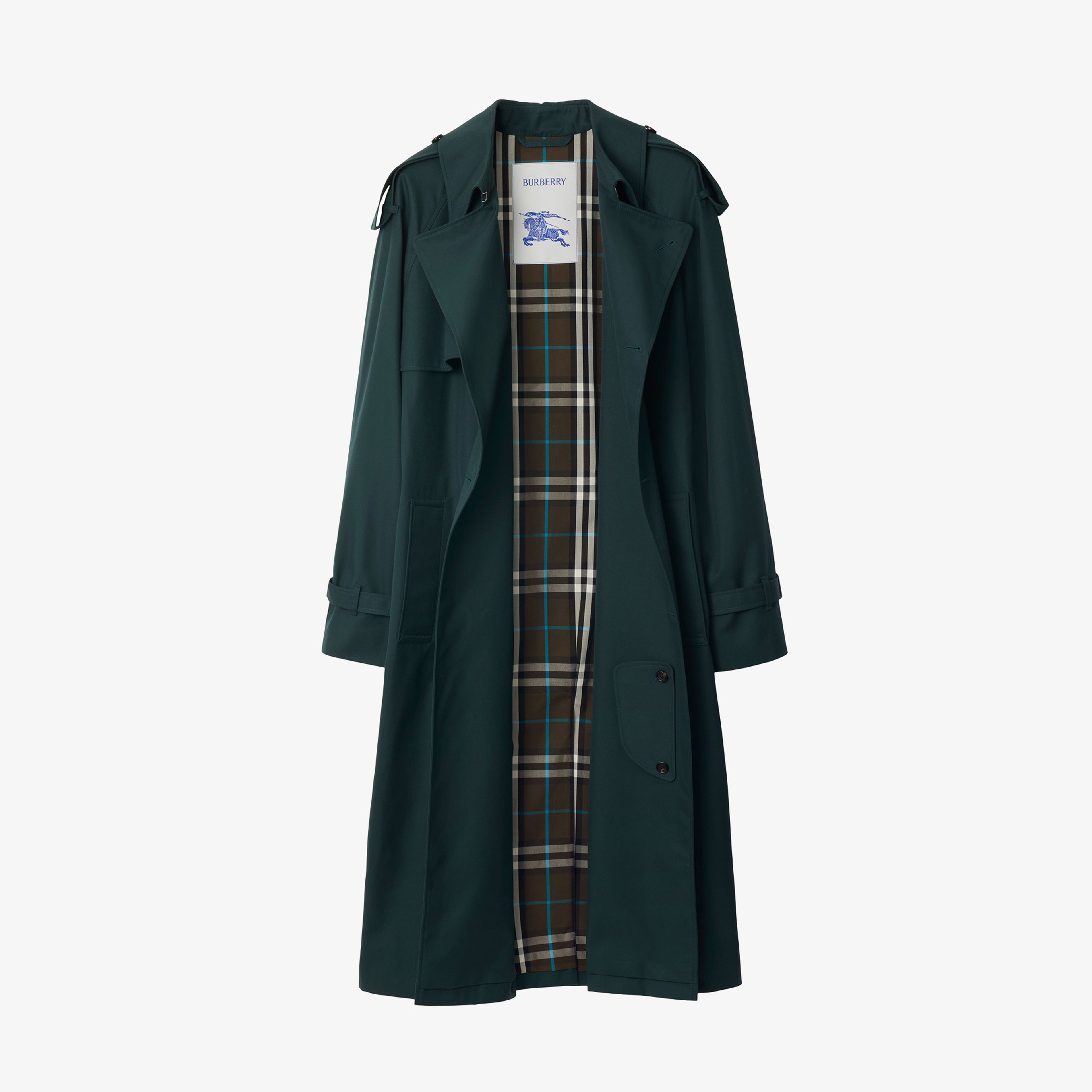 Burberry Erkek Gri Pardesu