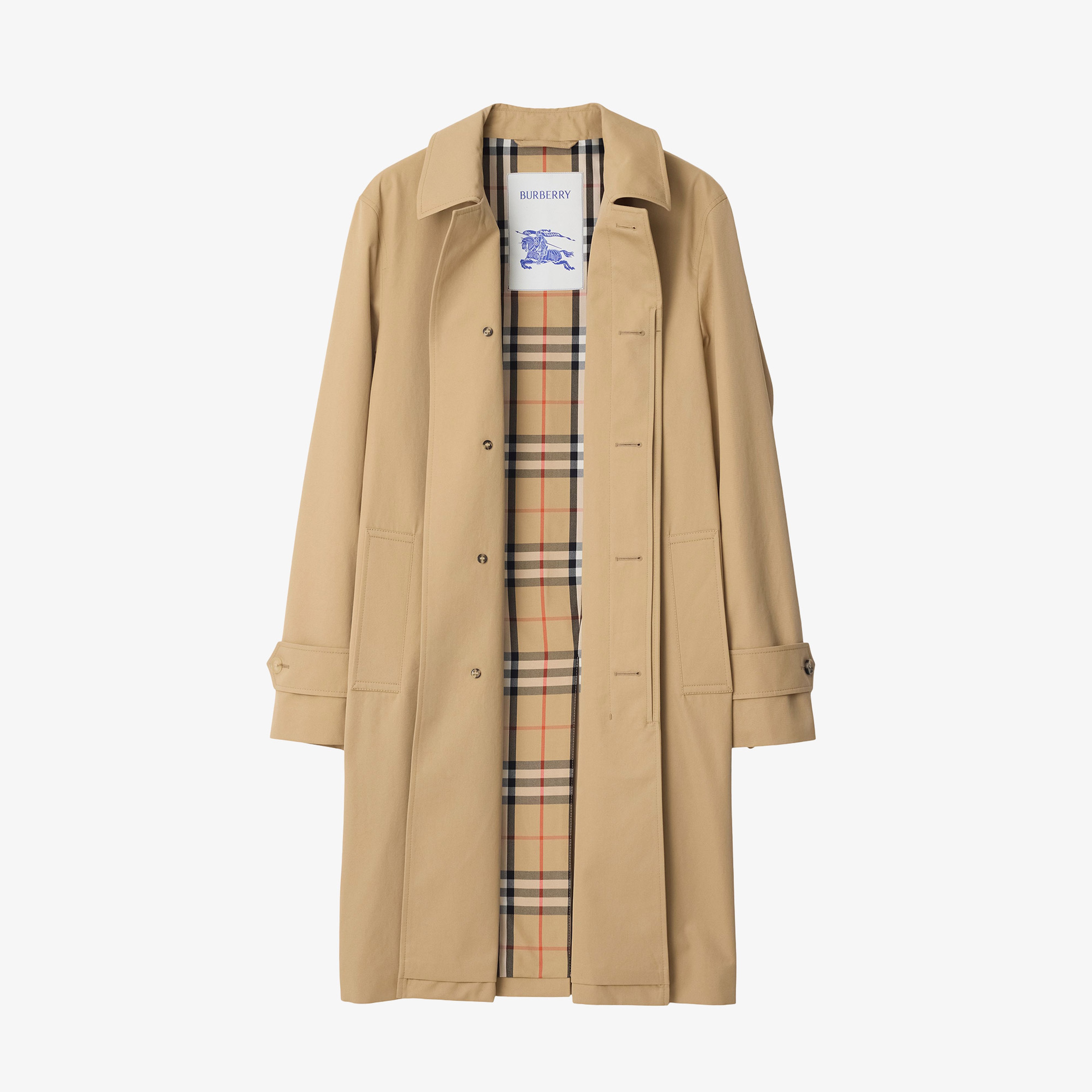 Burberry Erkek Sarı Pardesu