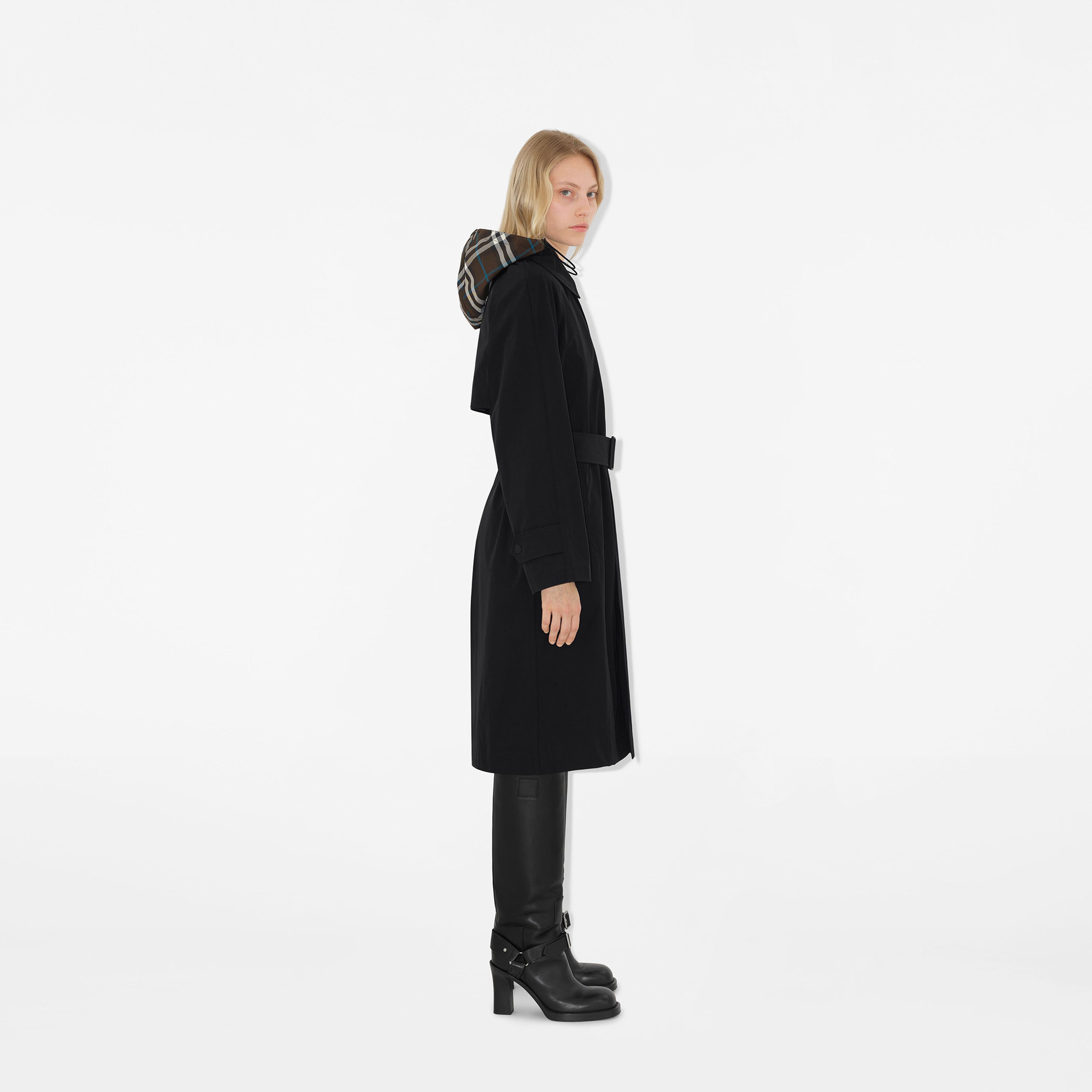 Burberry Kadın Siyah Pardesu