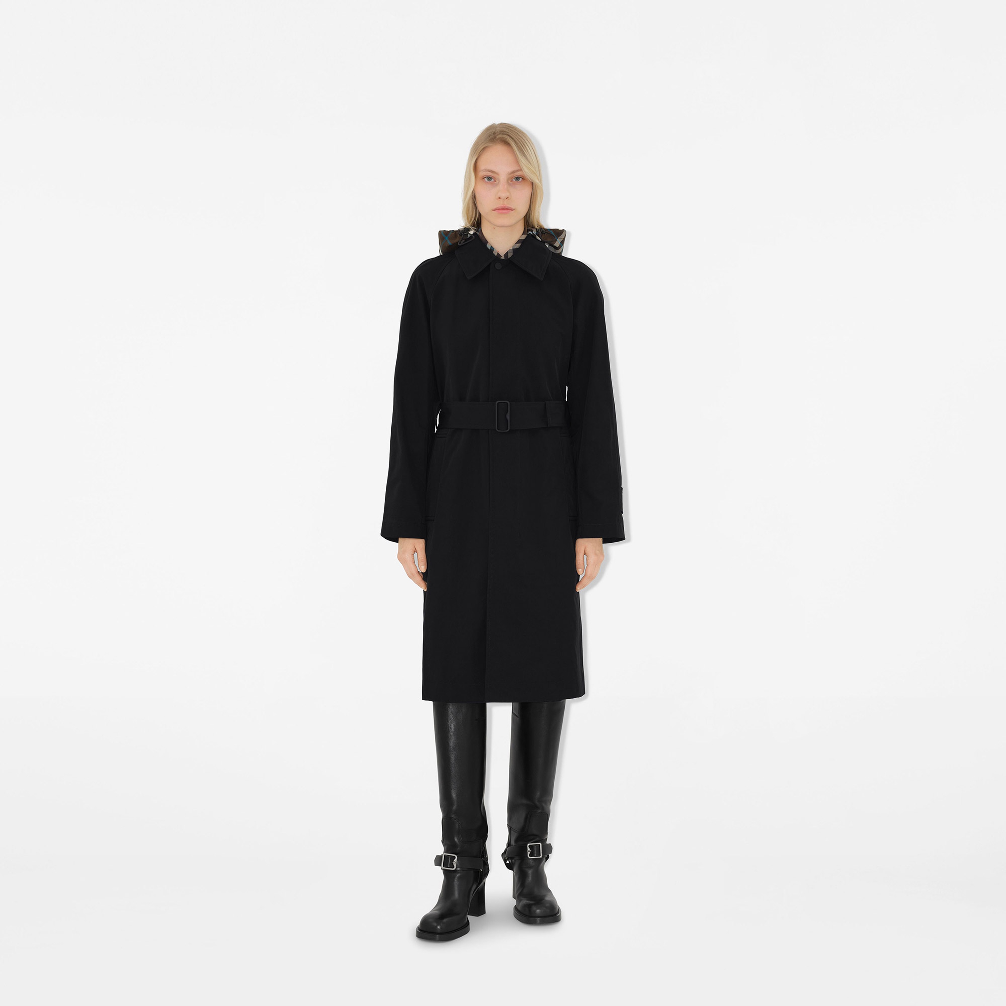 Burberry Kadın Siyah Pardesu