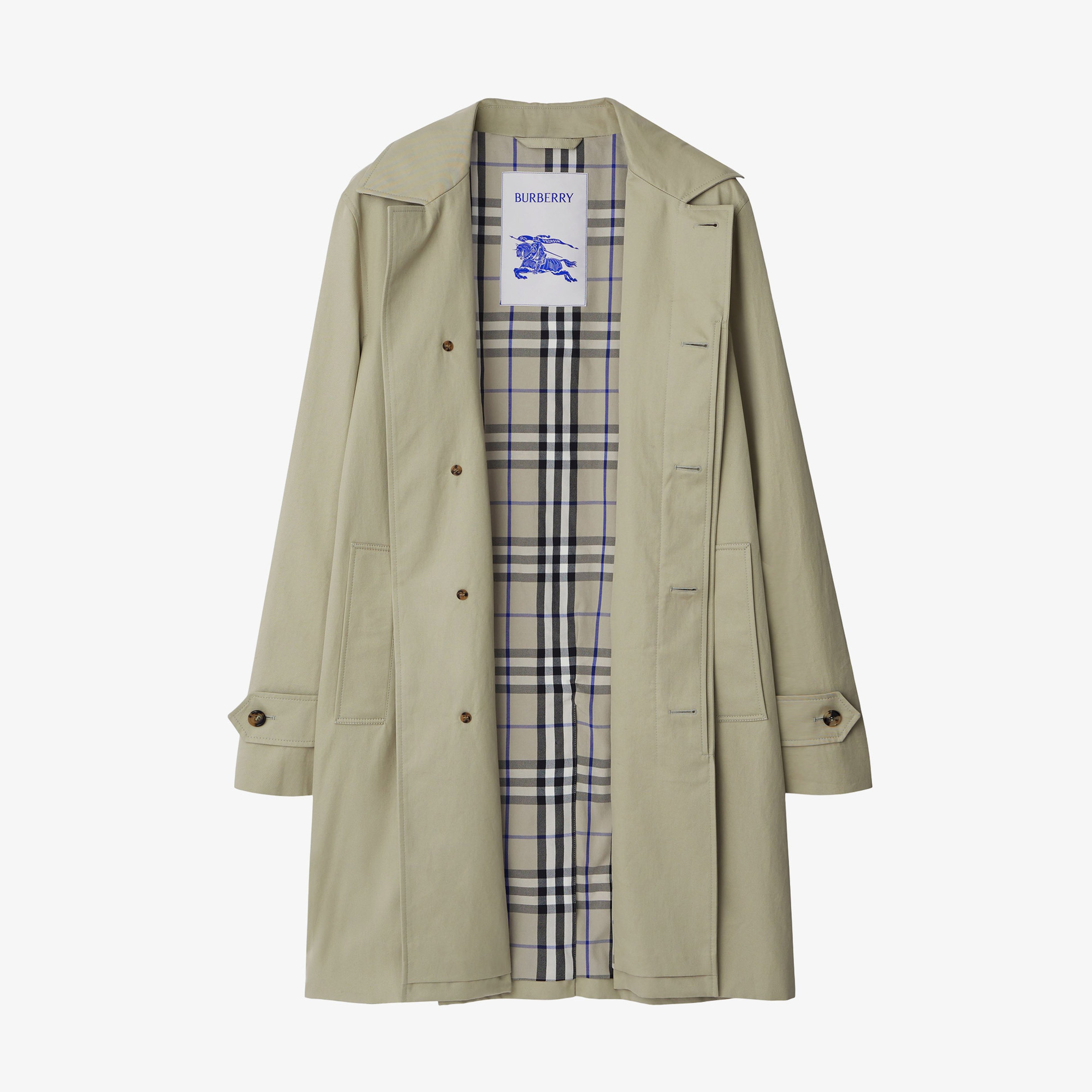 Burberry Erkek Yeşil Pardesu