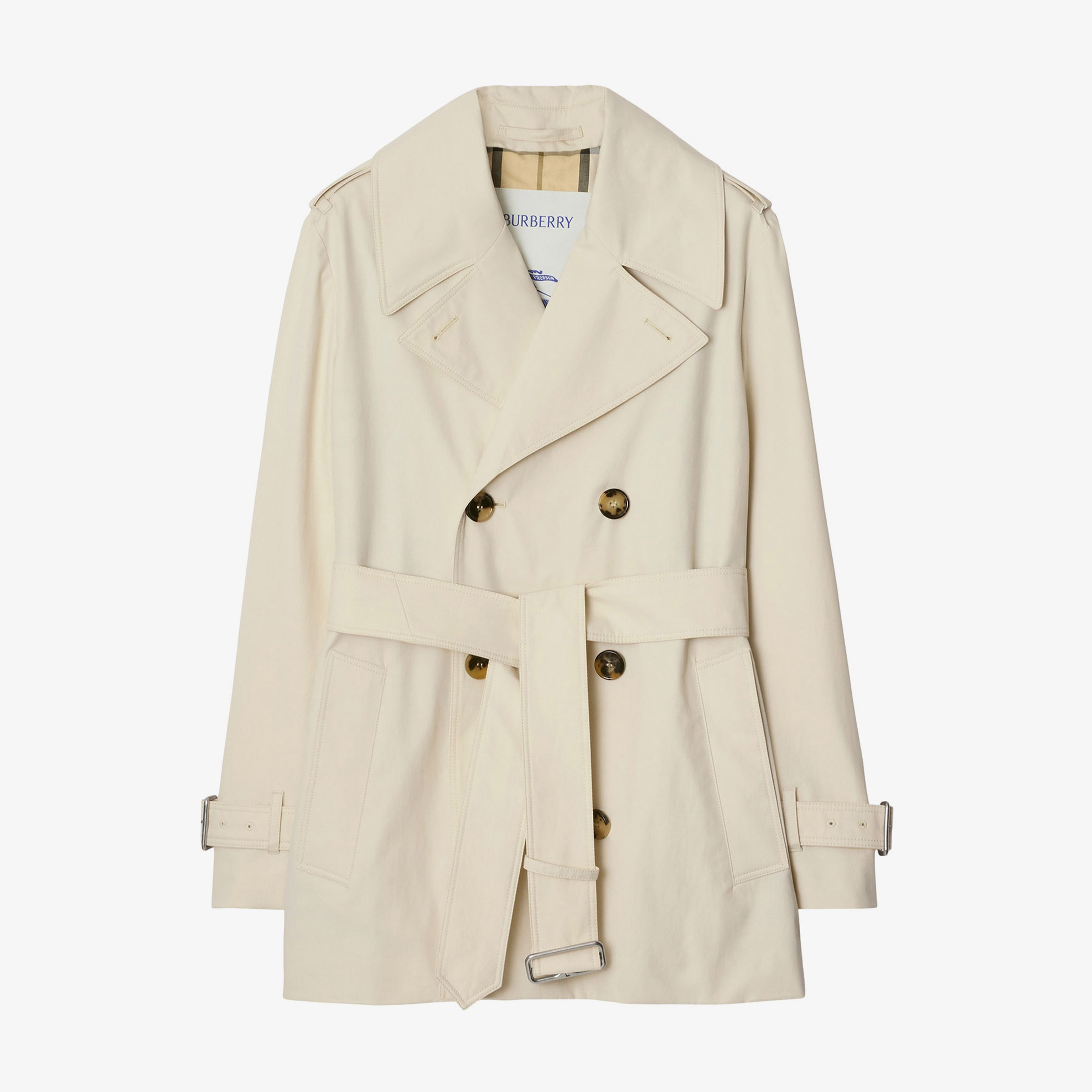 Burberry Kadın Yeşil Pardesu