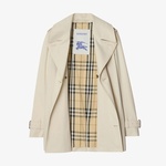 Burberry Kadın Yeşil Pardesu