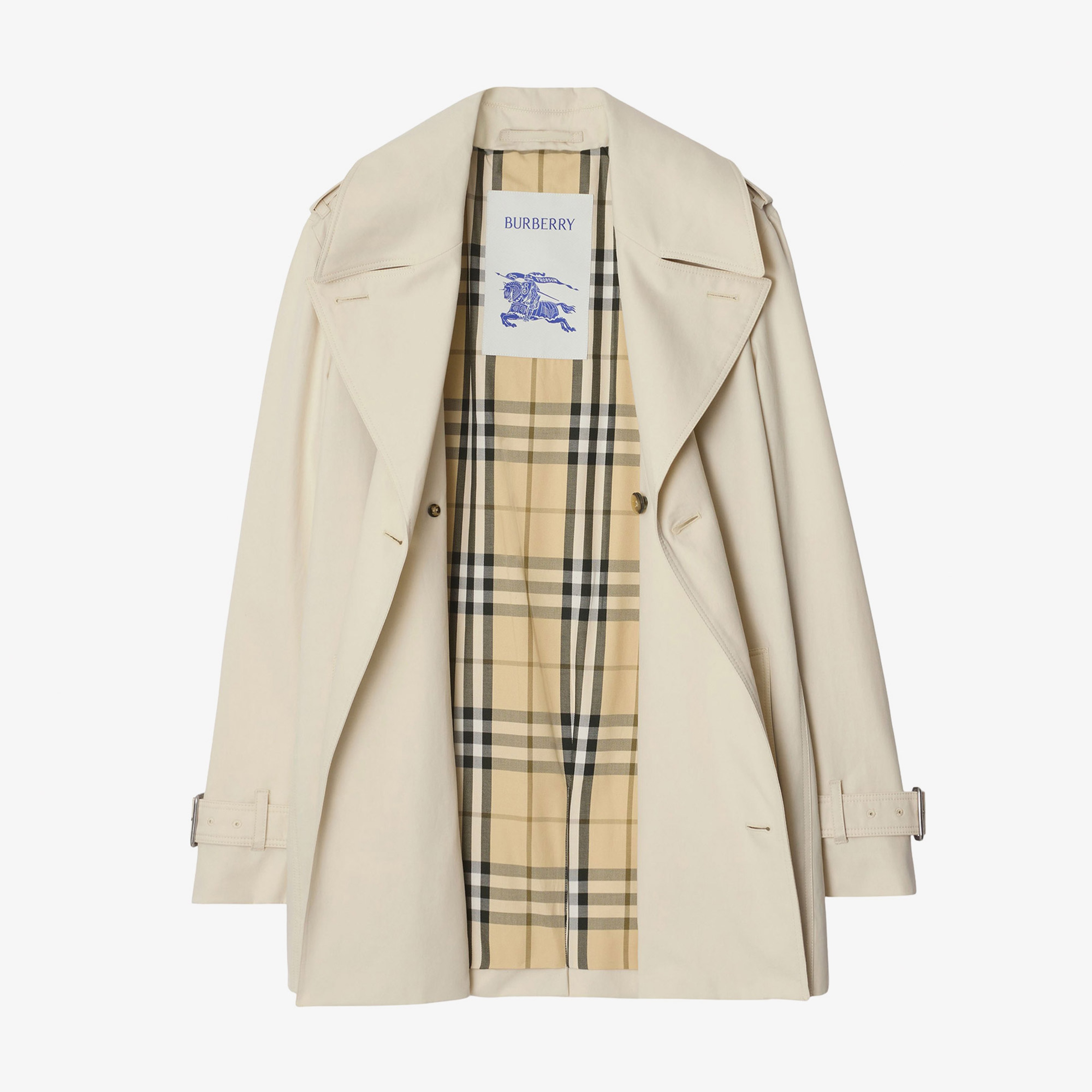 Burberry Kadın Yeşil Pardesu