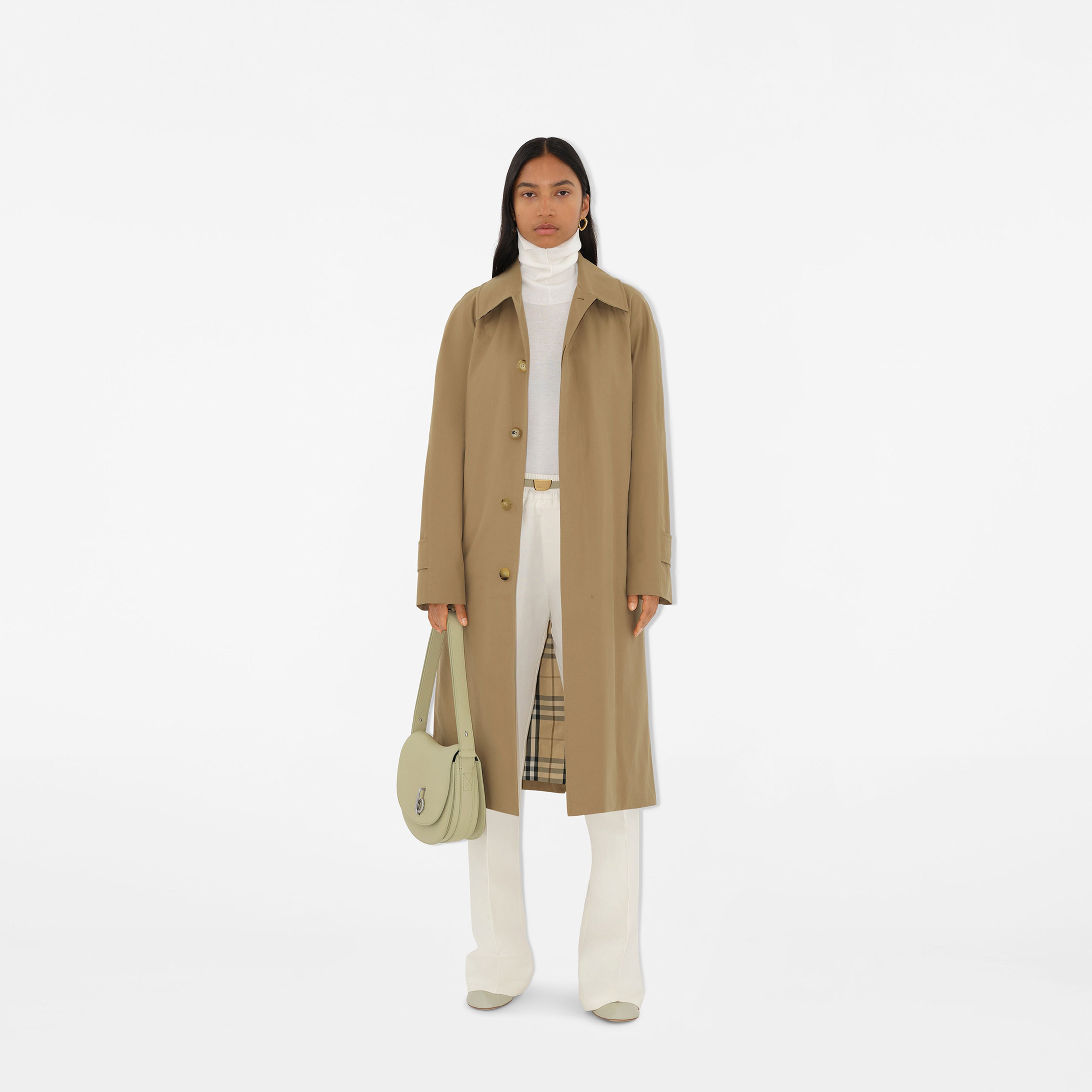 Burberry Kadın Kahverengi Pardesu