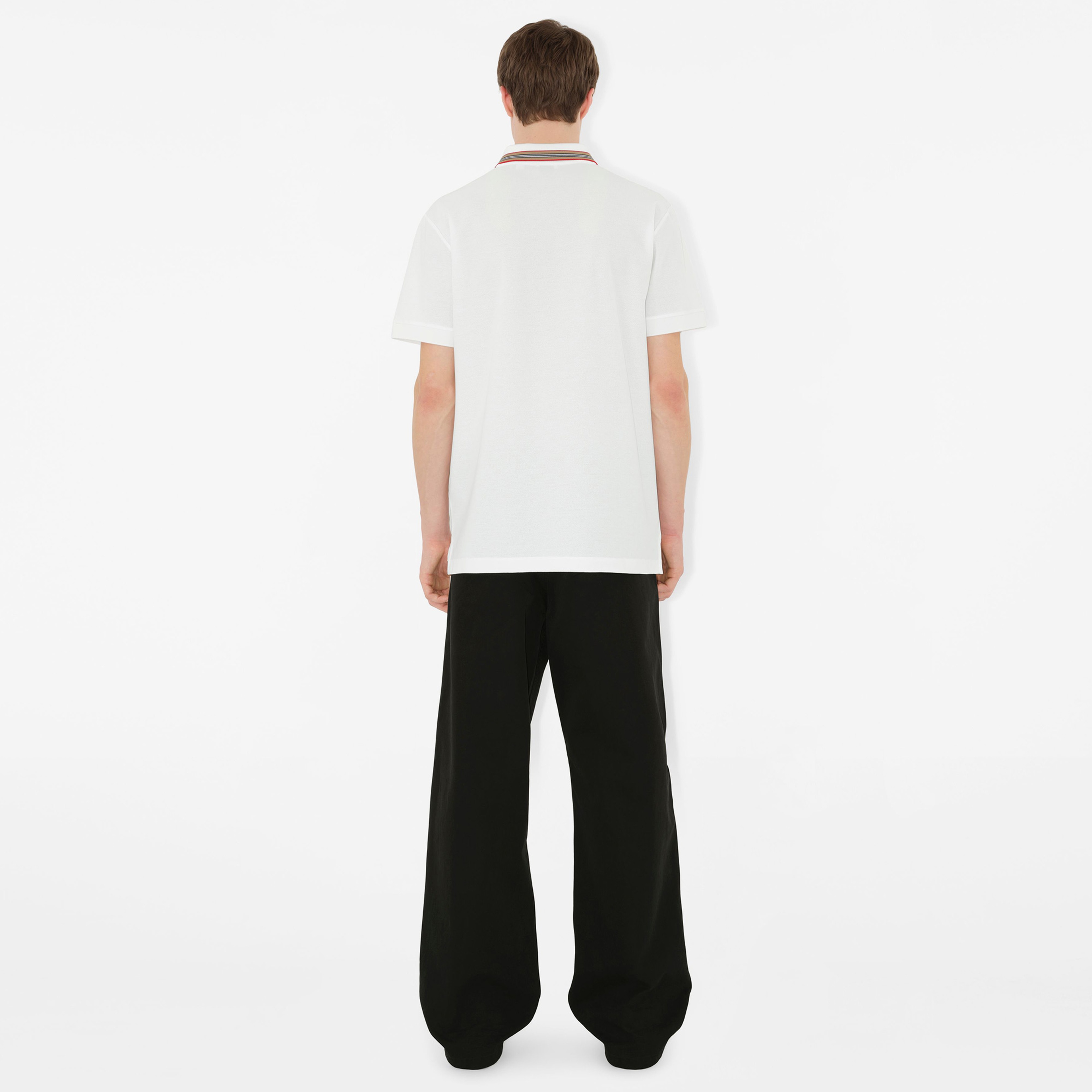 Burberry Erkek Beyaz Polo