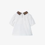 Burberry Çocuk Beyaz Polo