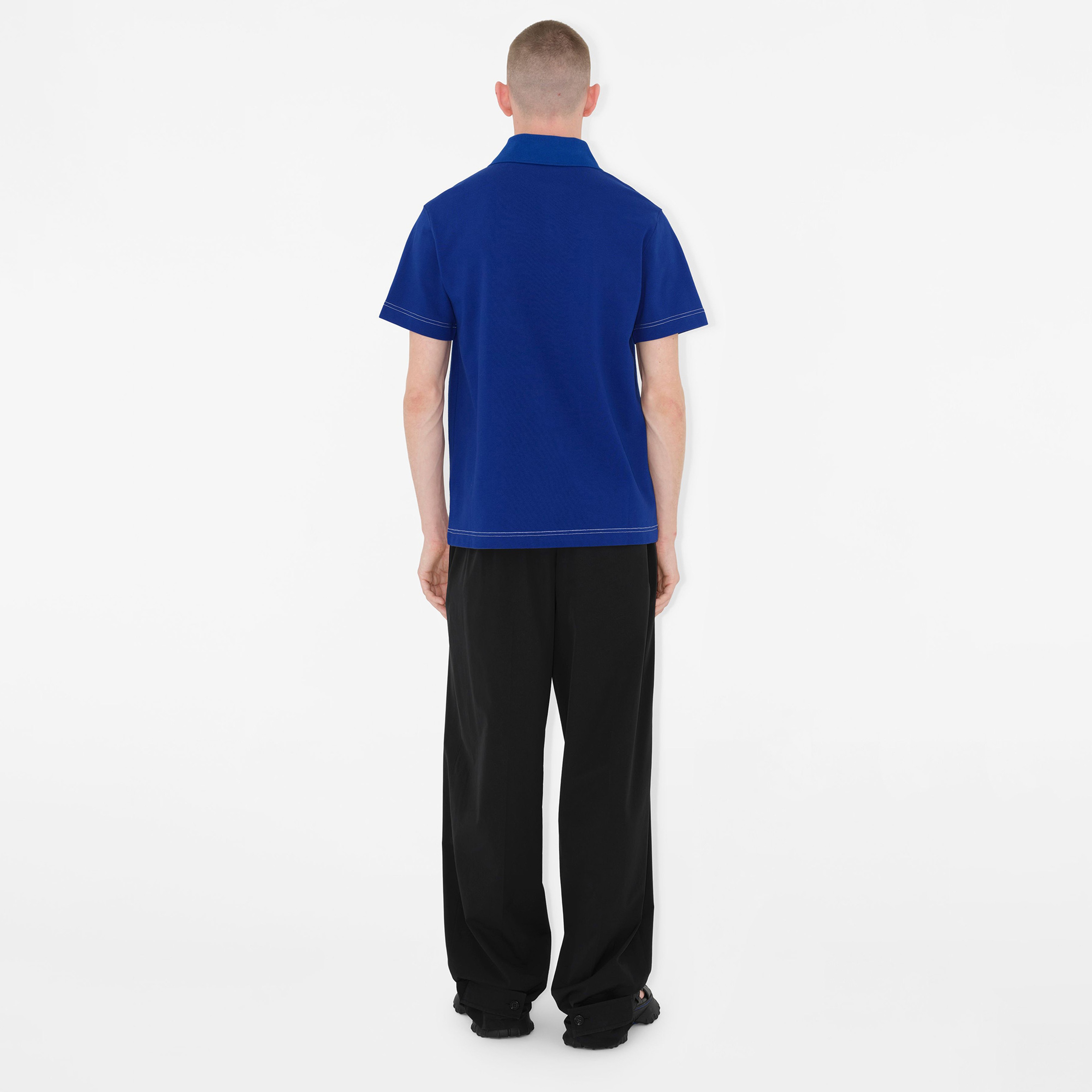 Burberry Erkek Mavi Polo