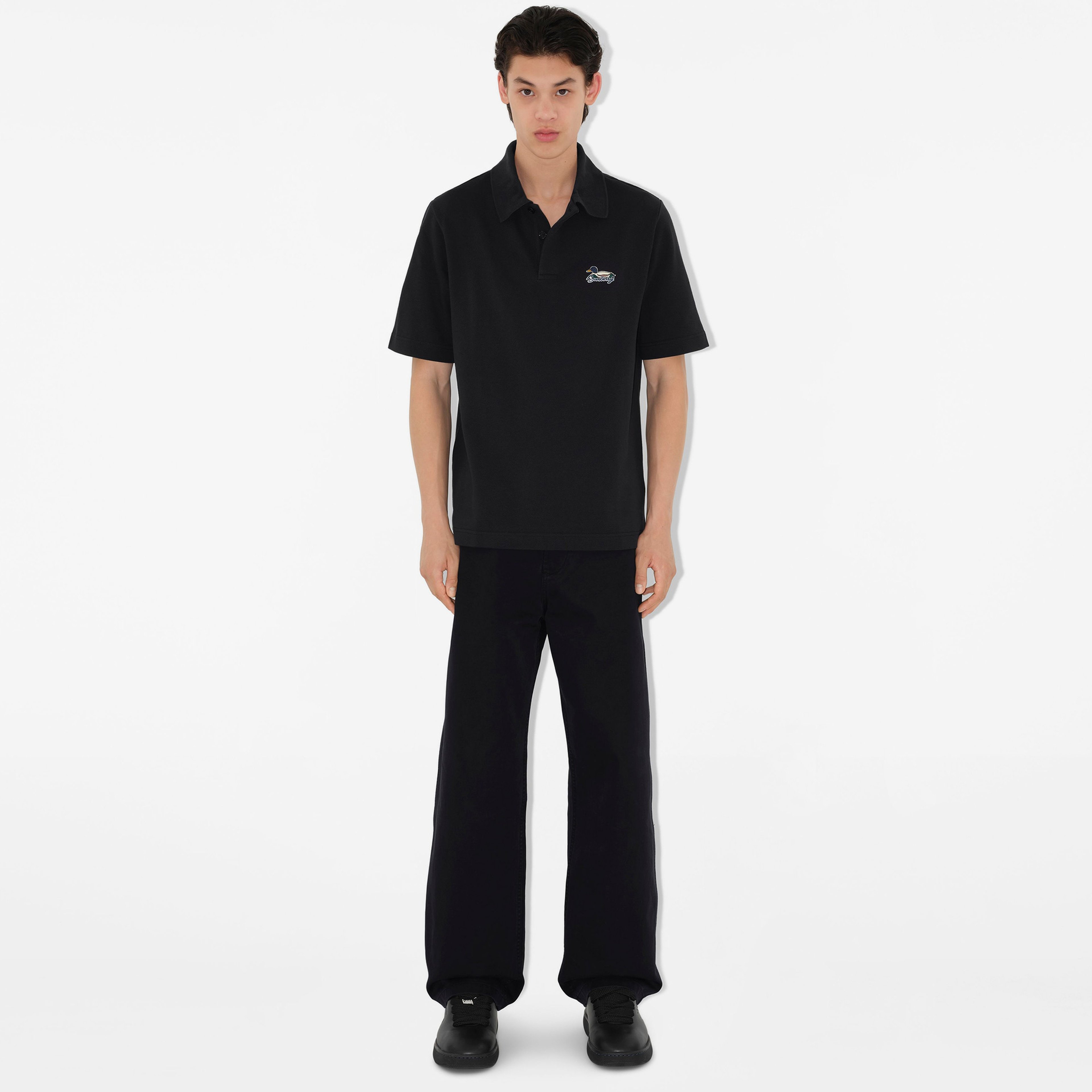 Burberry Erkek Siyah Polo