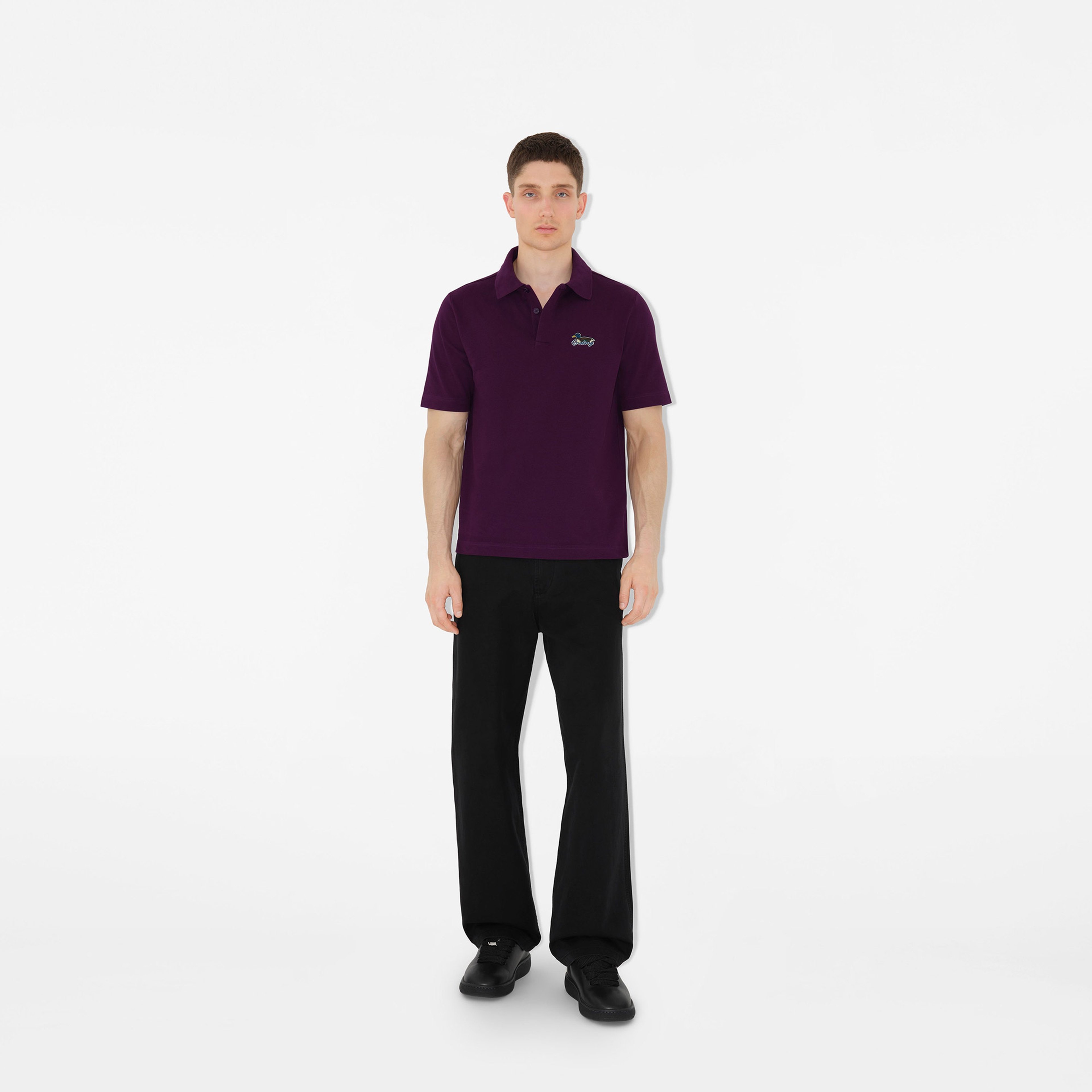 Burberry Erkek Mor Polo