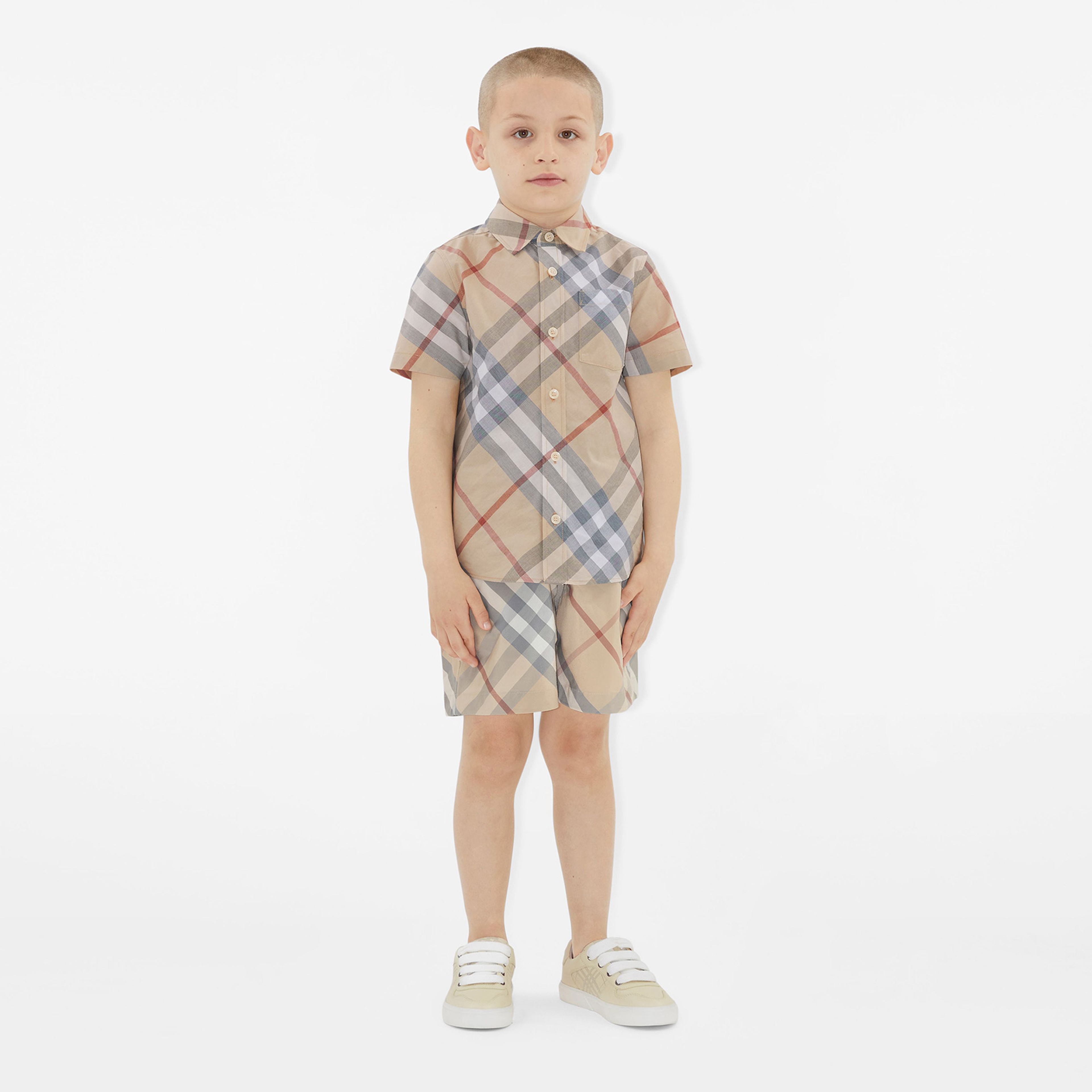 Burberry Çocuk Gri Şort