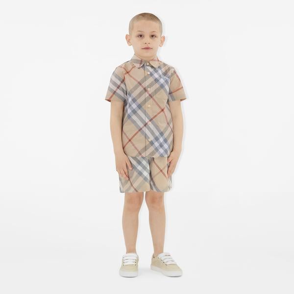 Burberry Çocuk Gri Şort