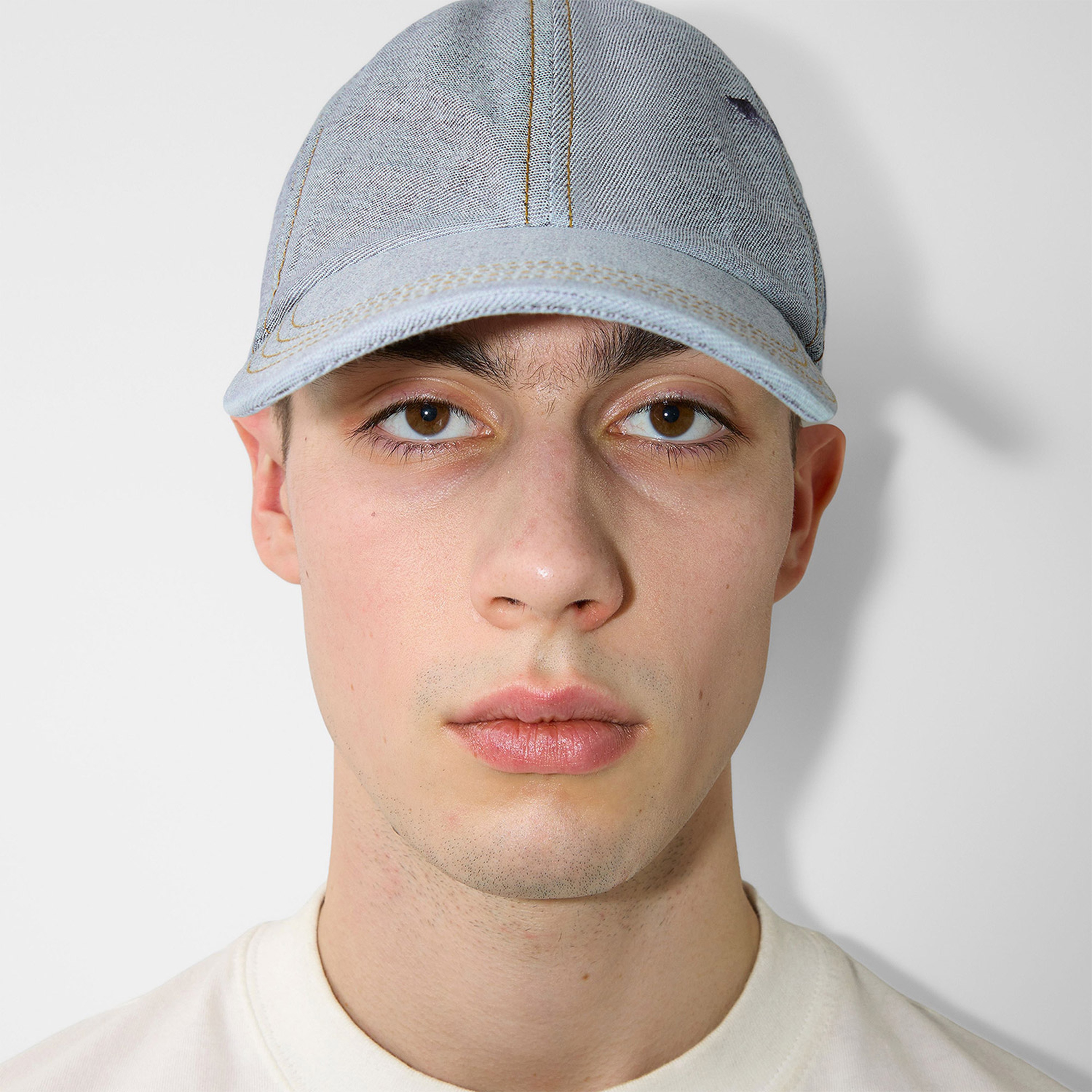 Burberry Denim Baseball Erkek Mavi Şapka