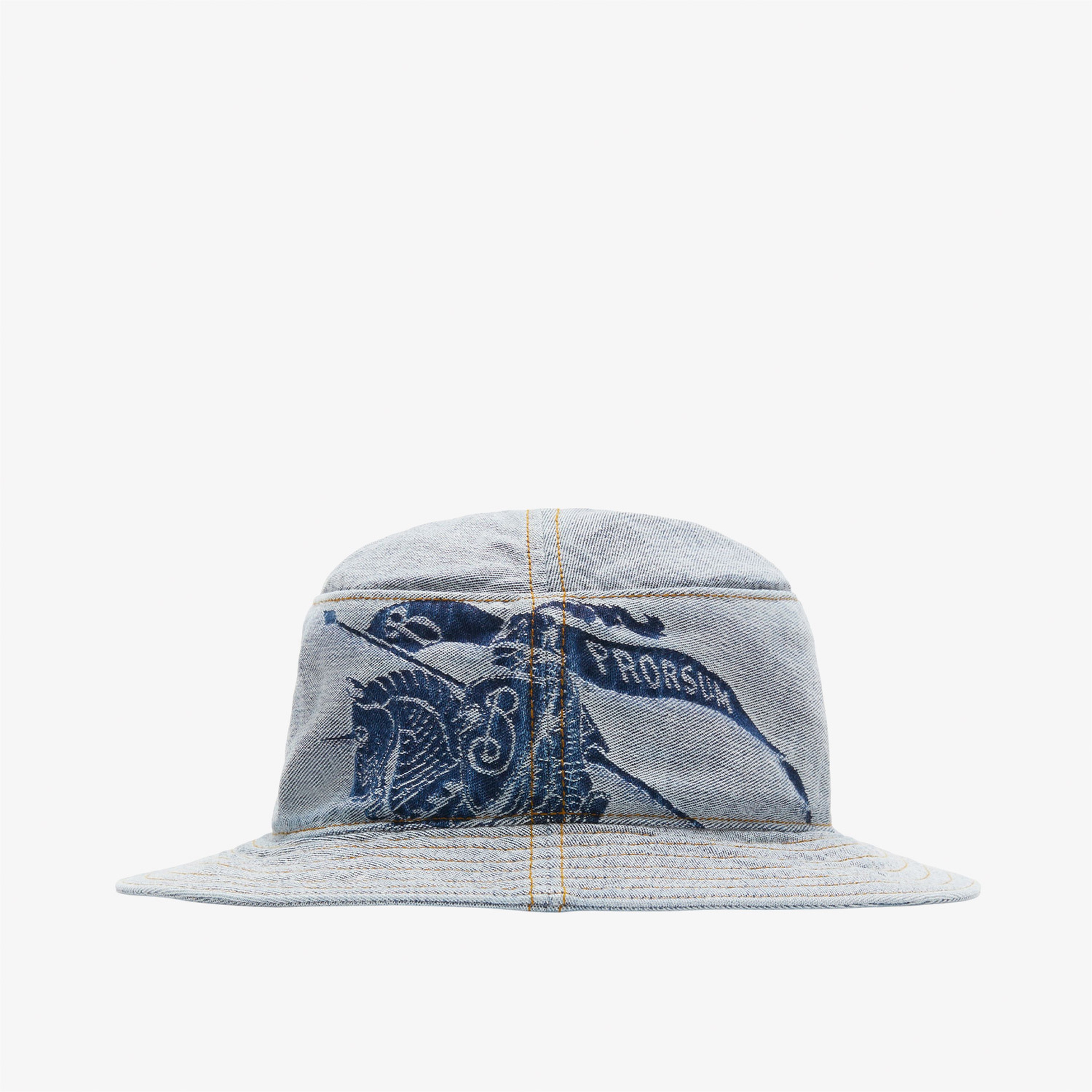Burberry Denim Bucket Erkek Mavi Şapka