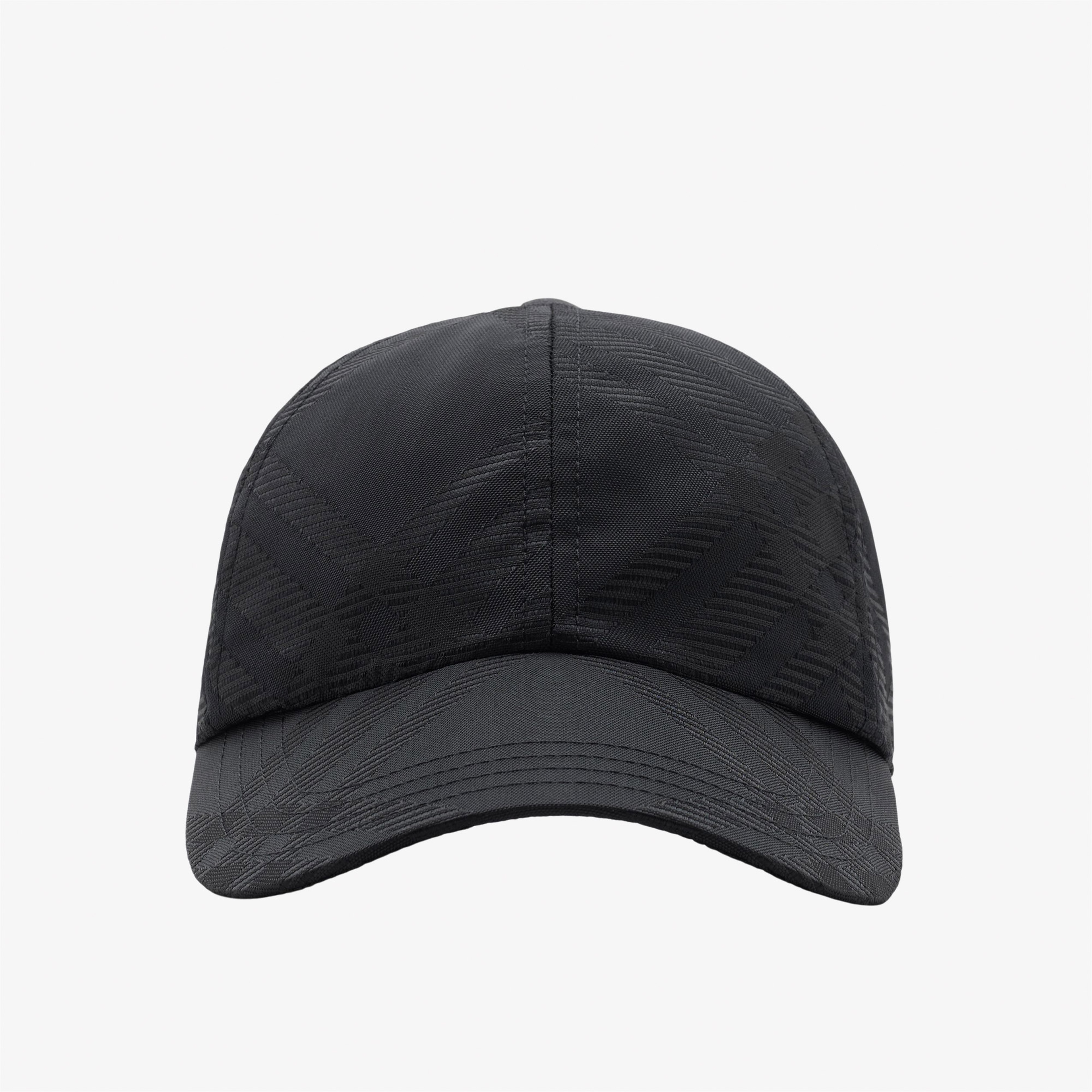 Burberry Check Nylon Blend Baseball Erkek Siyah Şapka