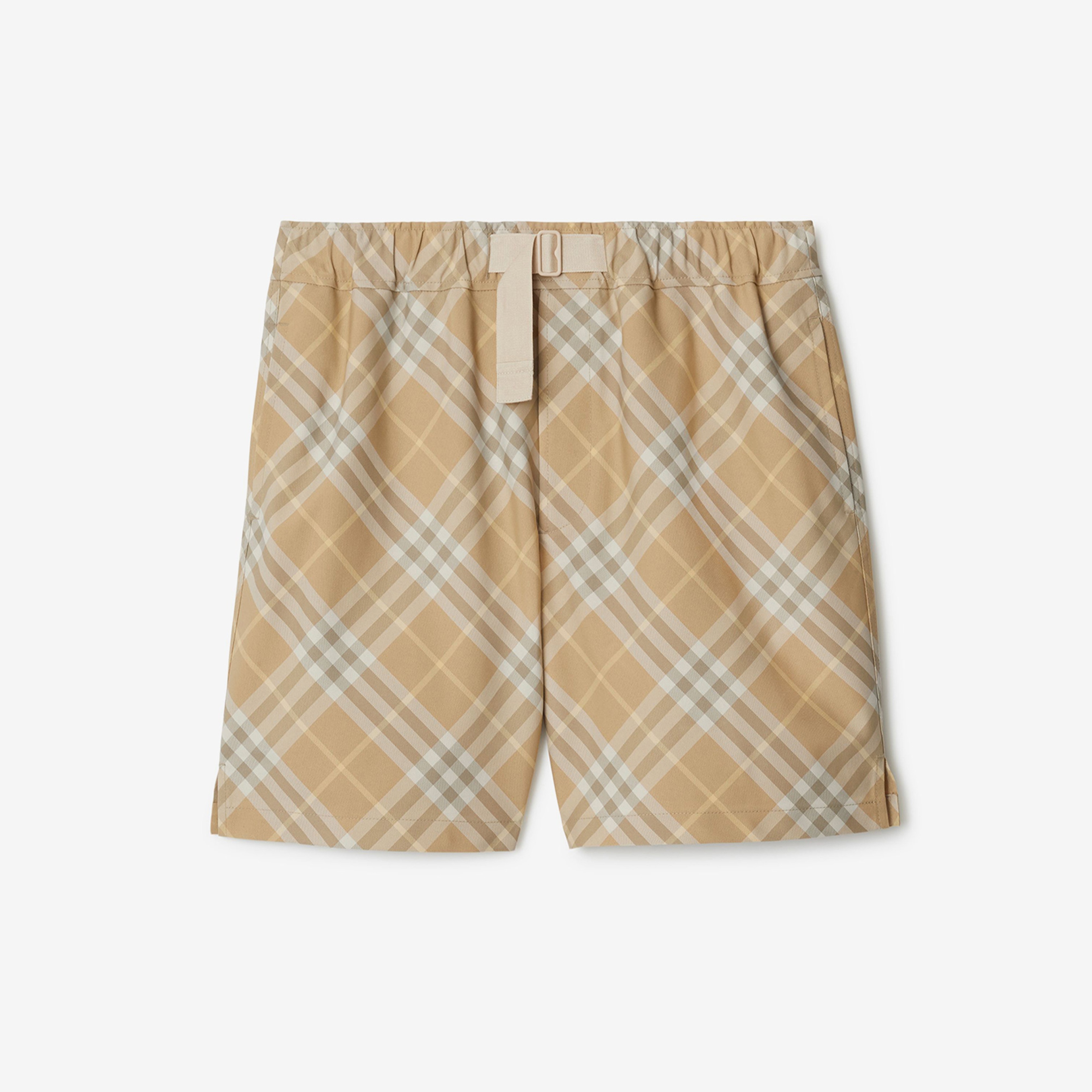 Burberry Erkek Sarı Şort