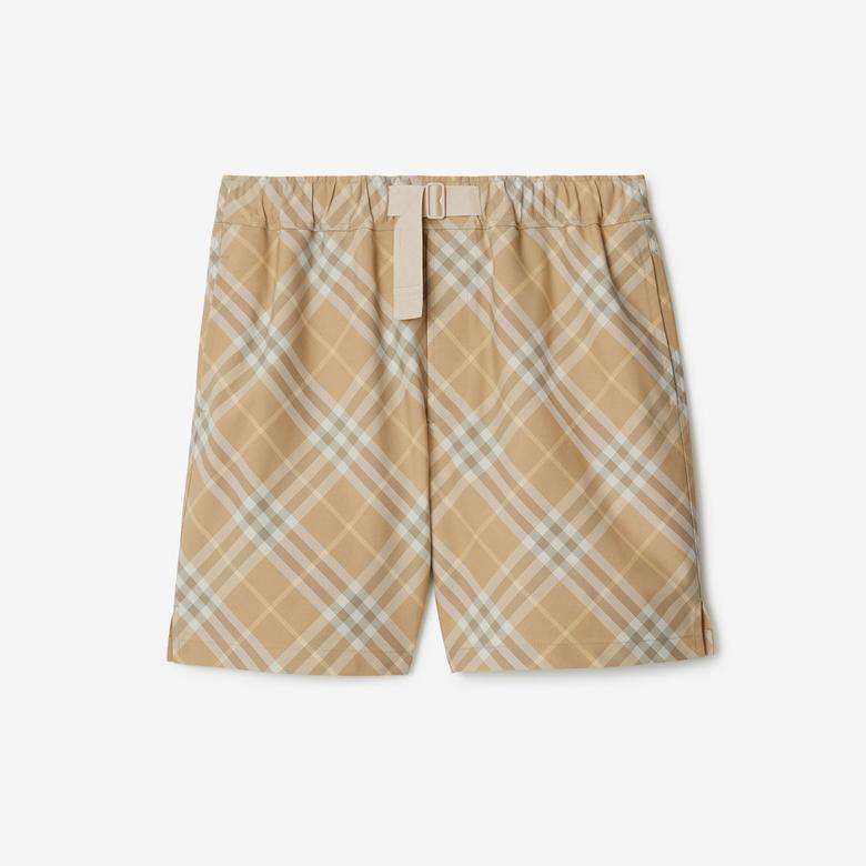 Burberry Erkek Sarı Şort