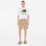 Burberry Erkek Sarı Şort