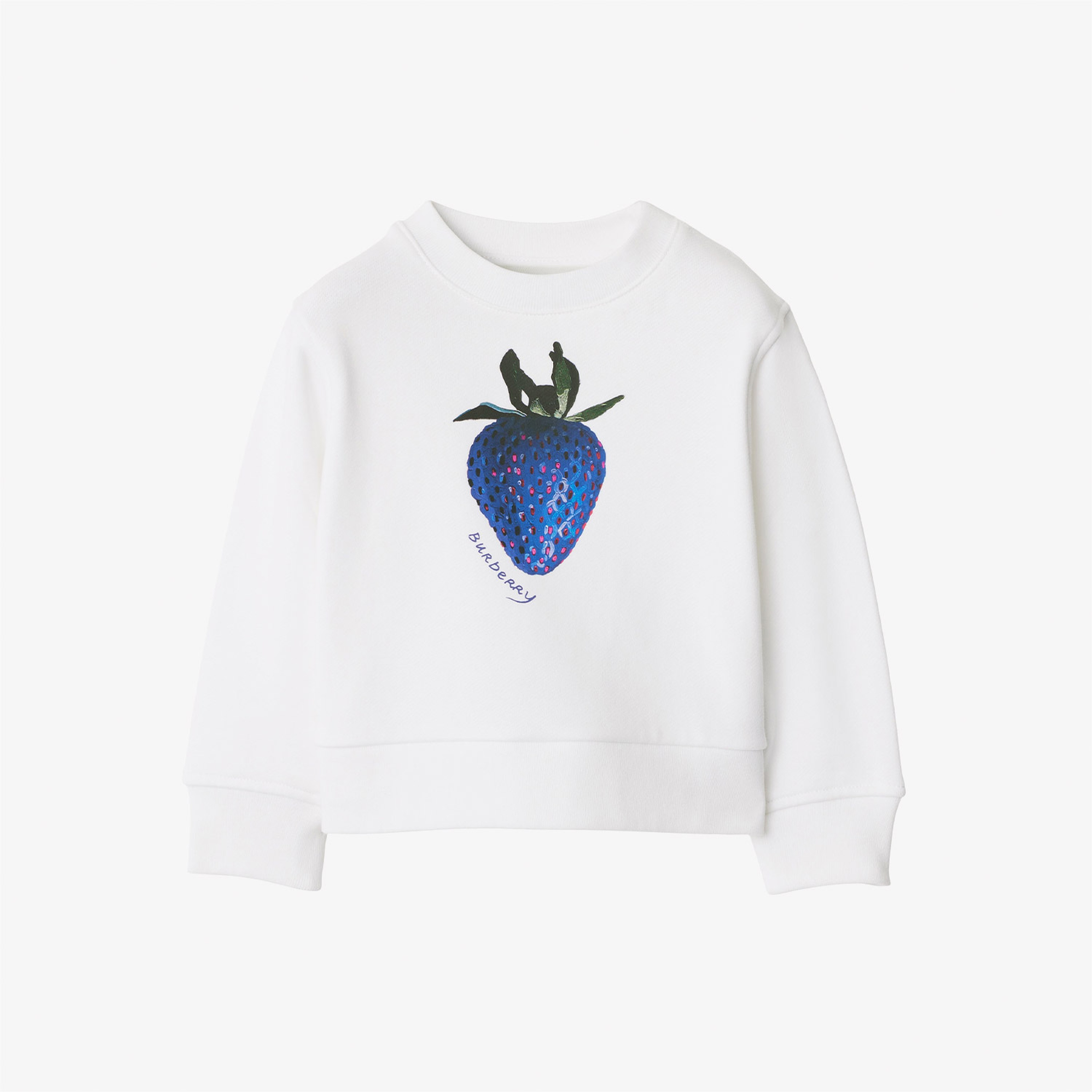 Burberry Çocuk Beyaz Sweatshirt