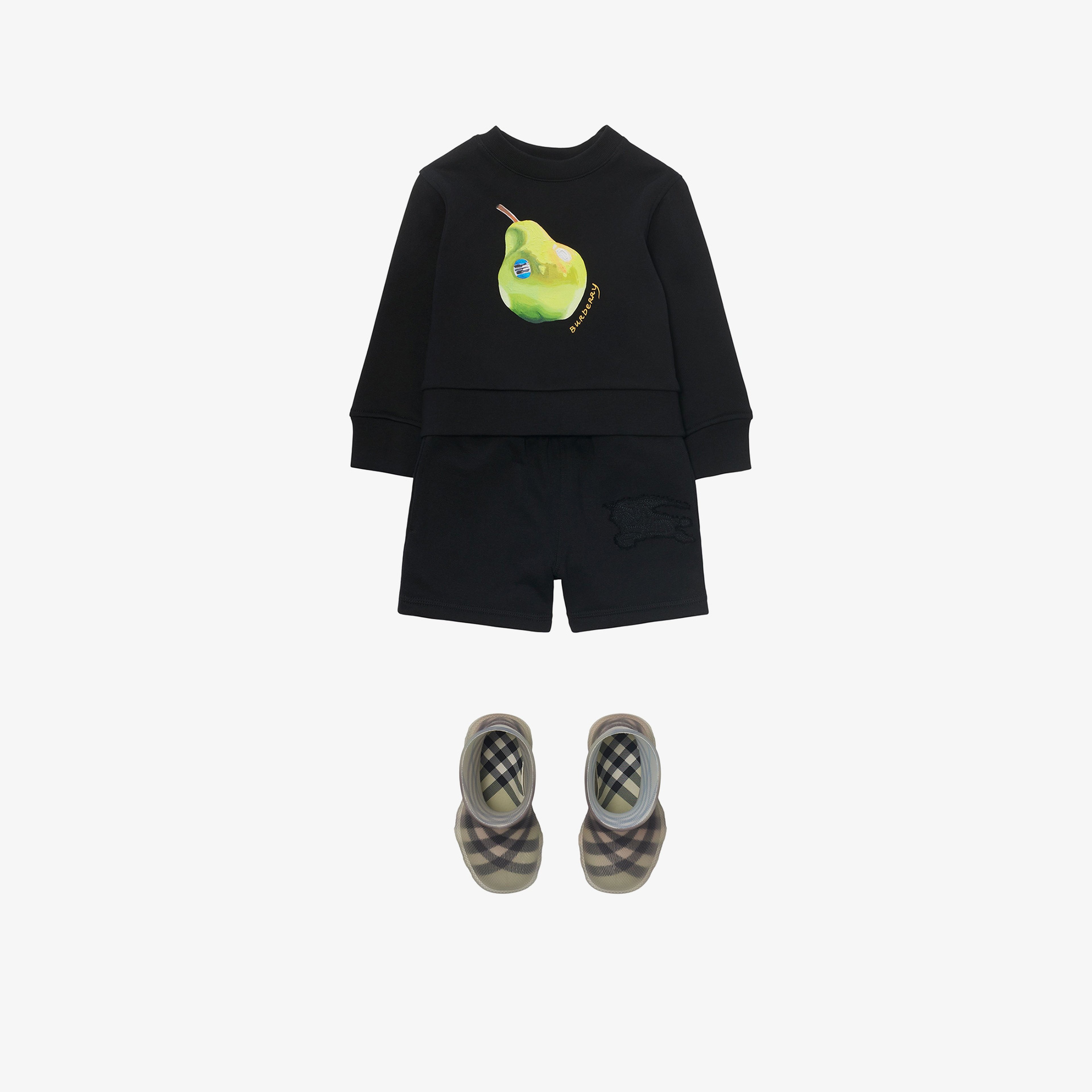 Burberry Çocuk Siyah Sweatshirt