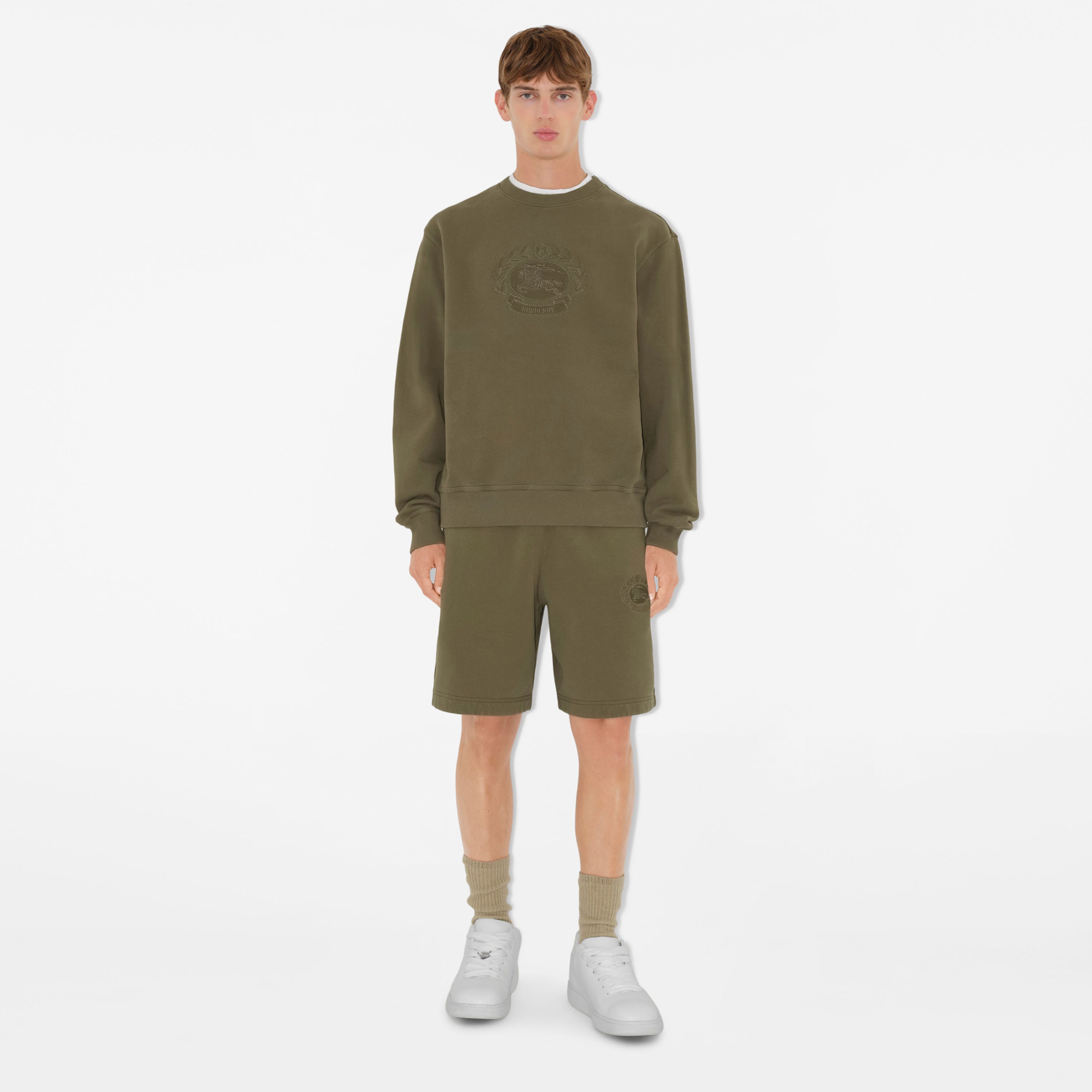 Burberry Erkek Gri Sweatshirt