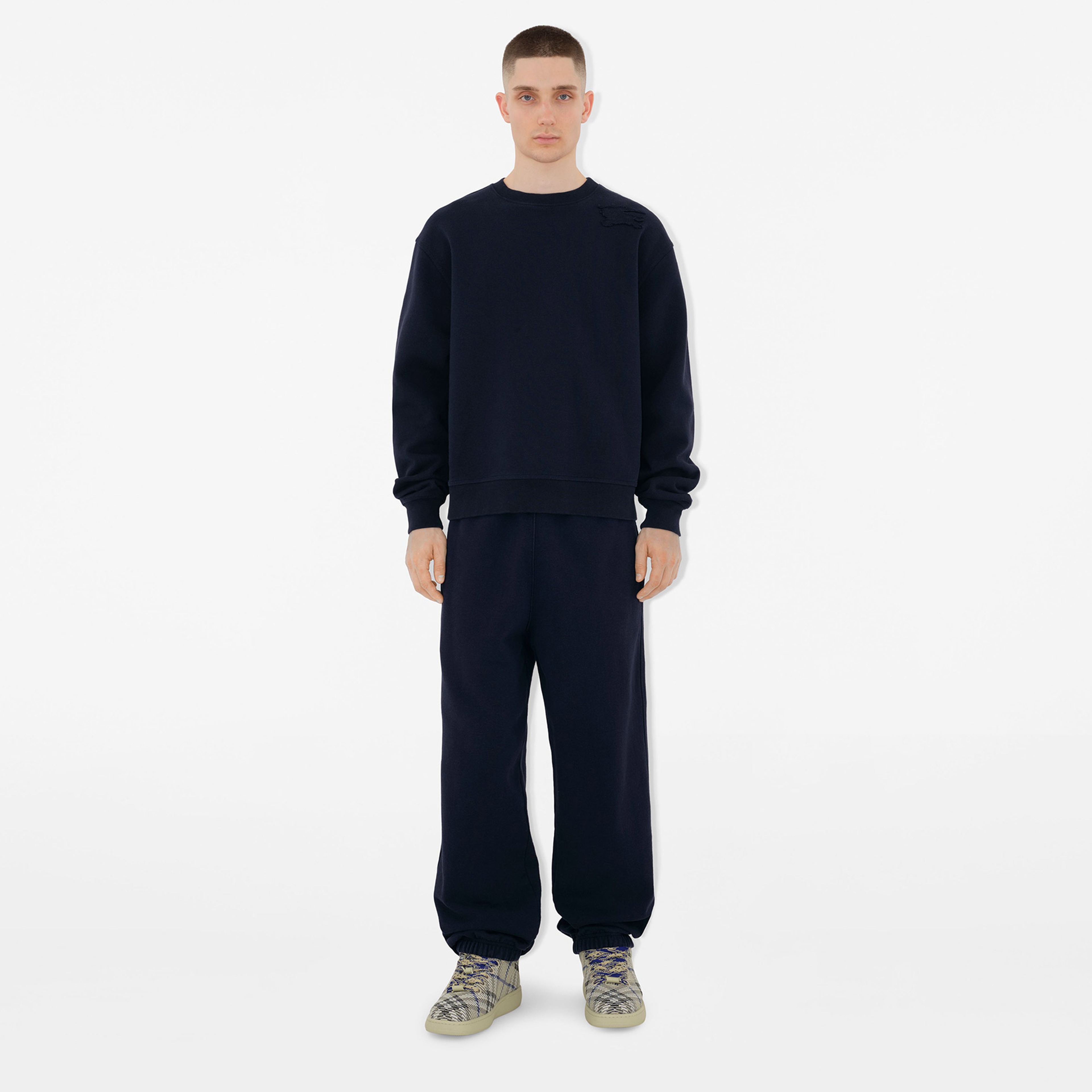 Burberry Erkek Lacivert Sweatshirt