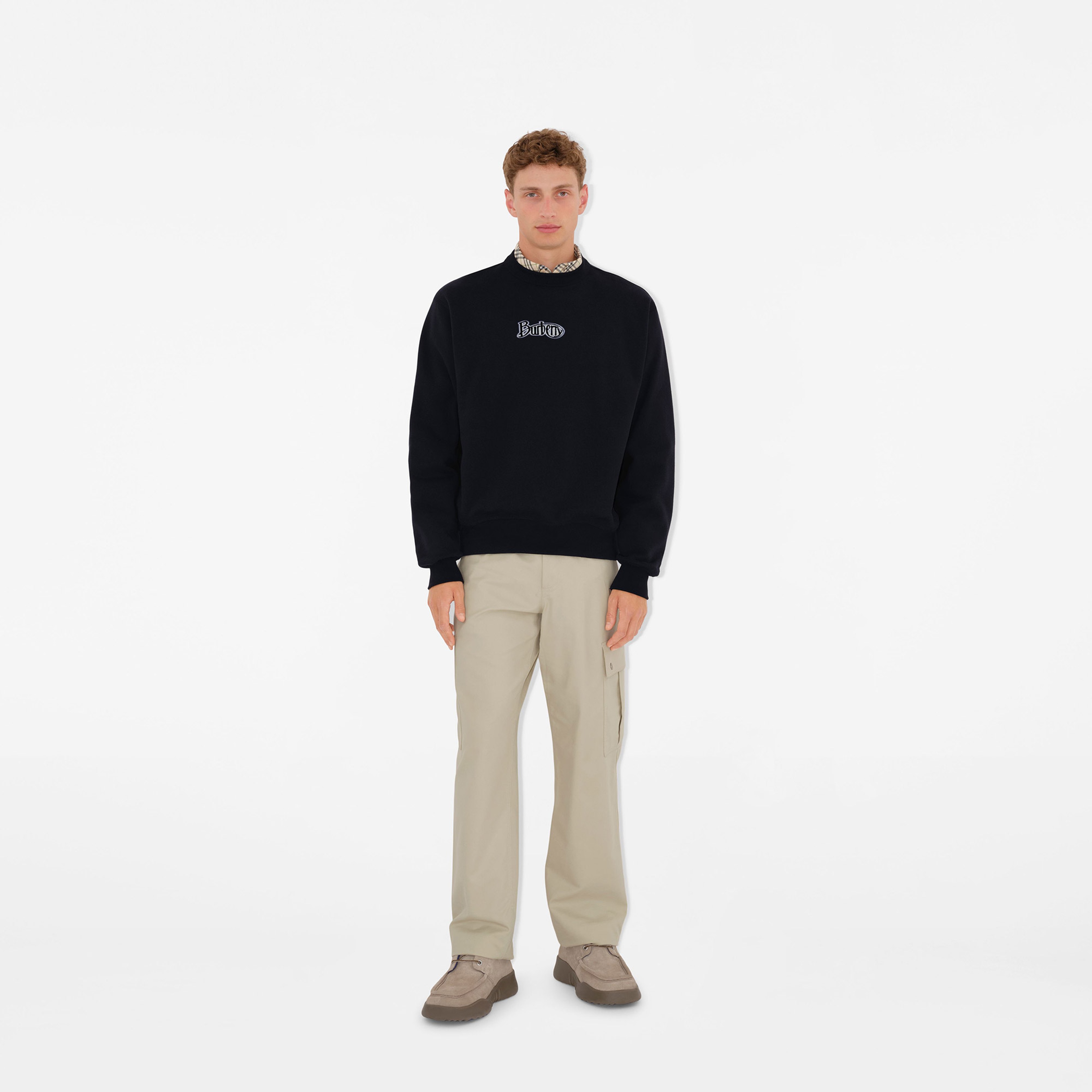 Burberry Erkek Siyah Sweatshirt