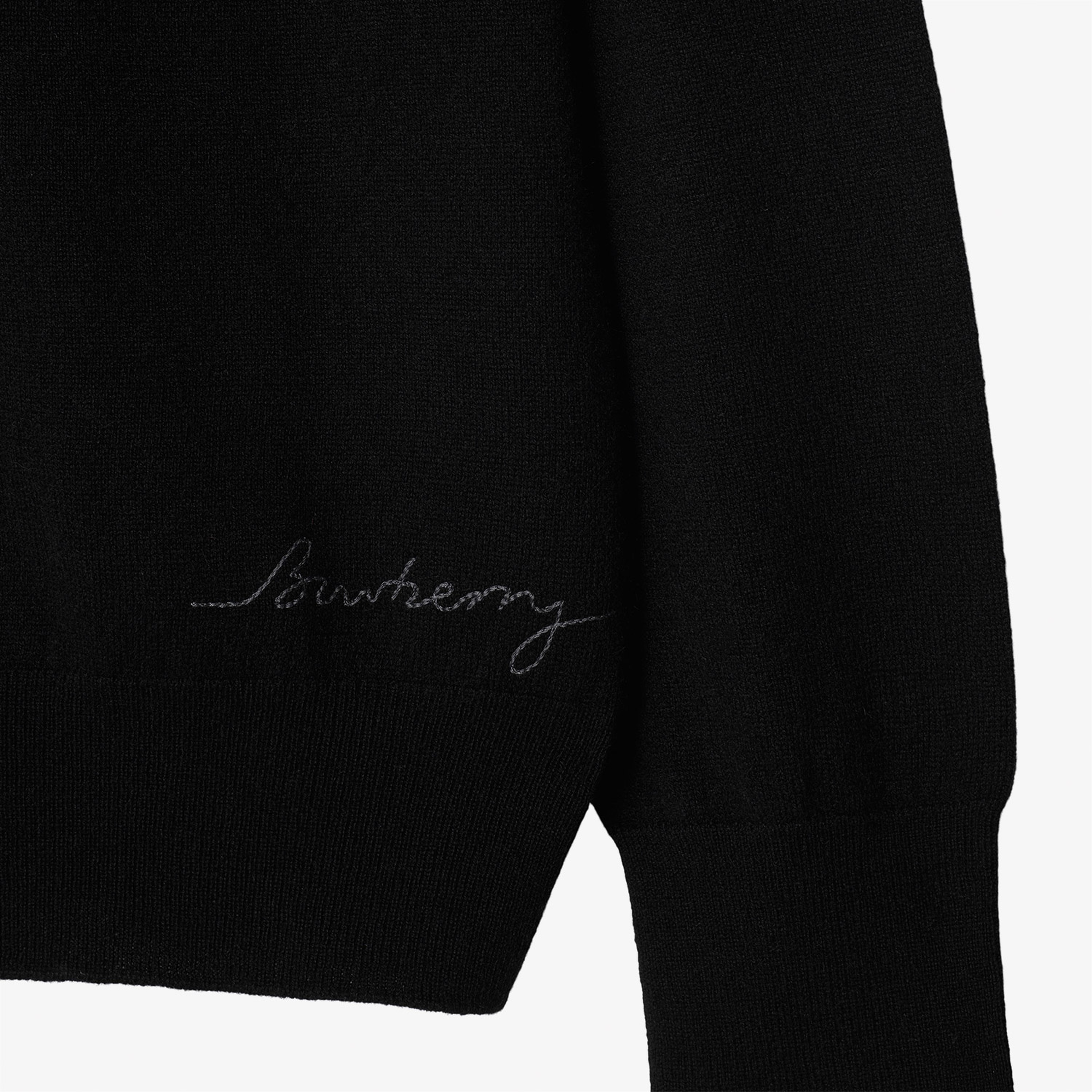 Burberry Erkek Siyah Triko