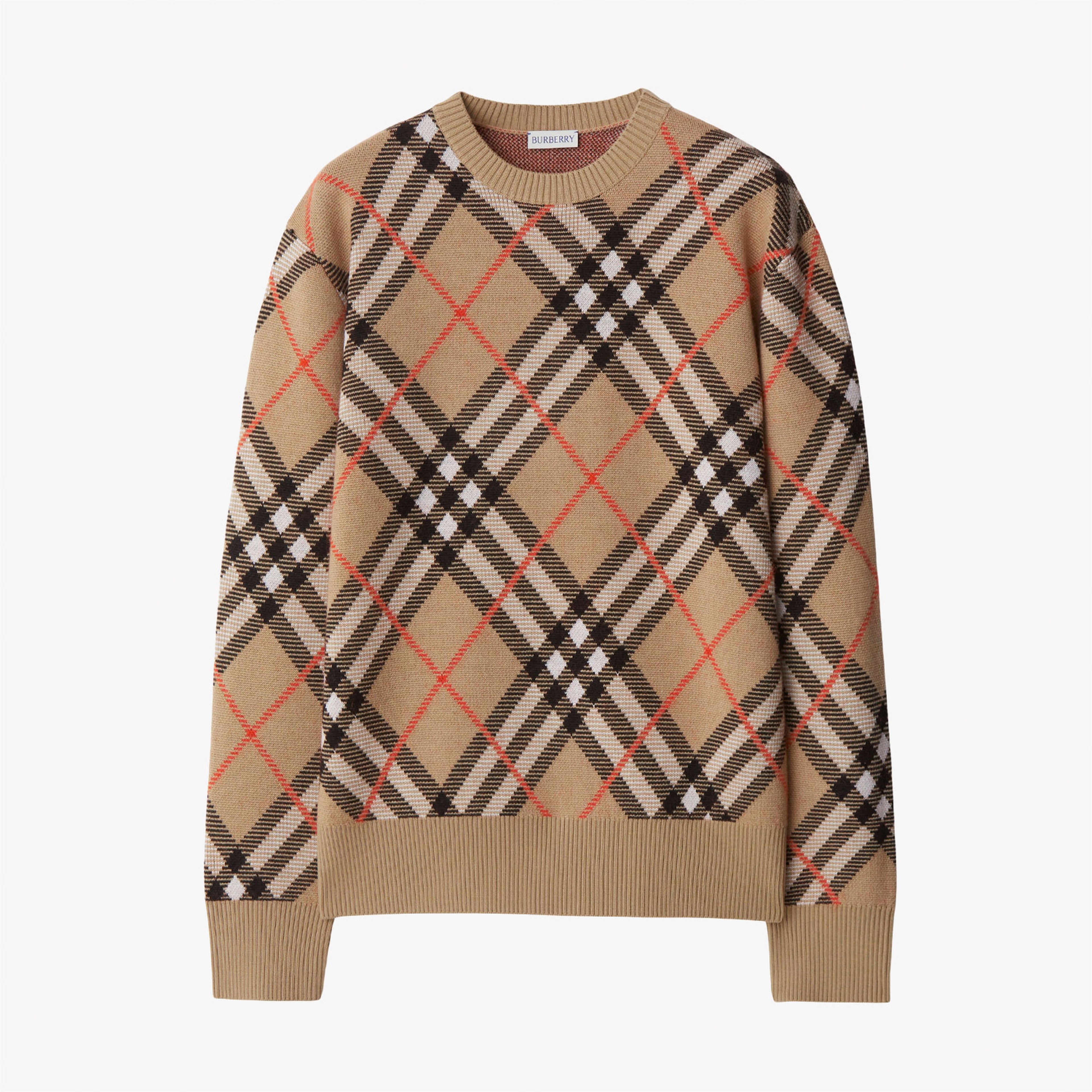 Burberry Erkek Kahverengi Triko