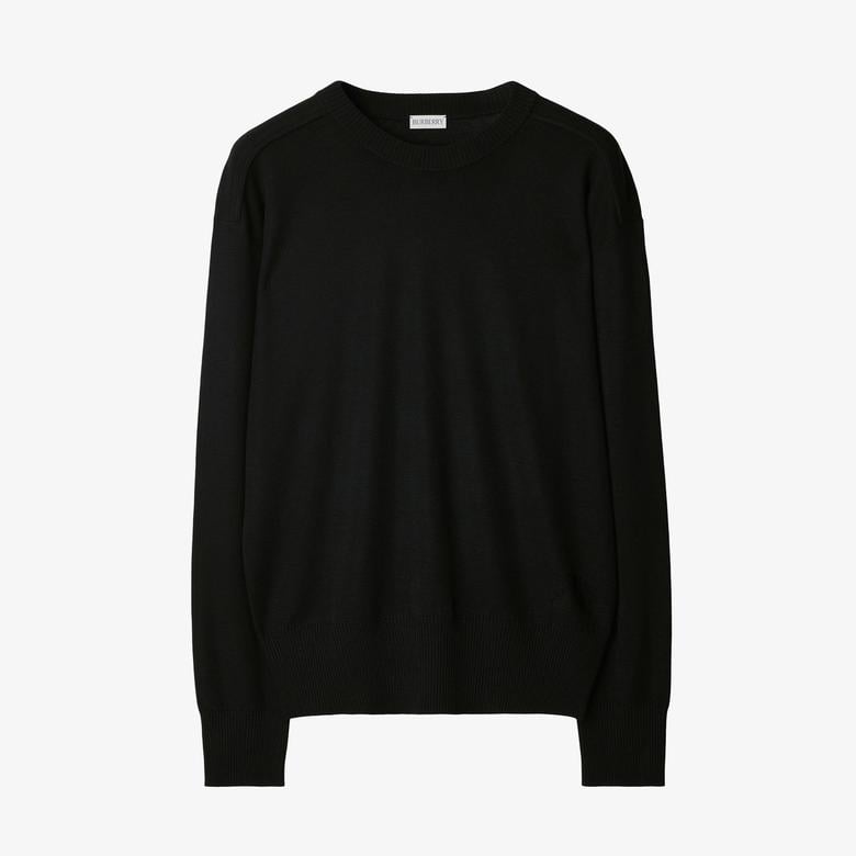 Burberry Erkek Siyah Triko