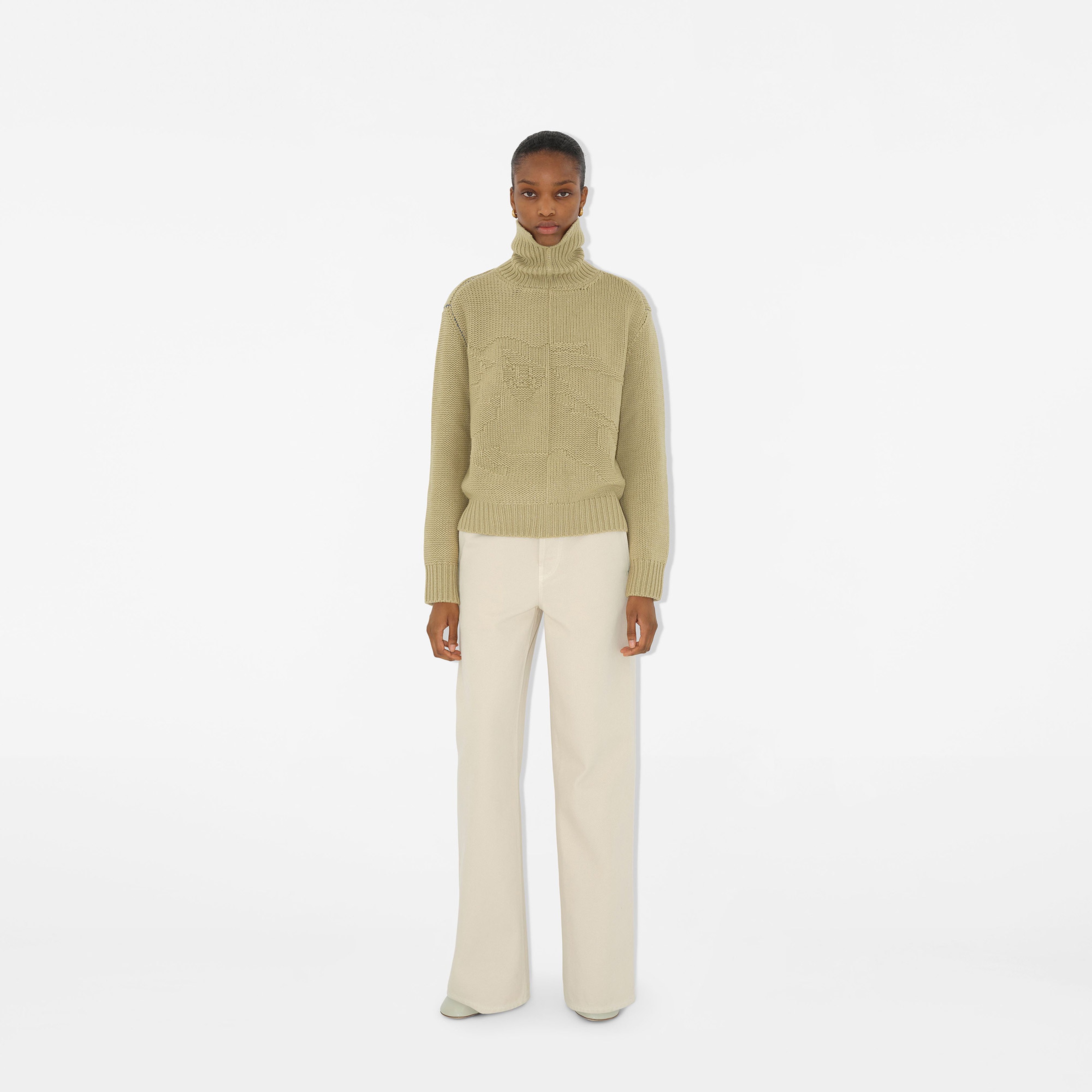 Burberry Kadın Haki Triko