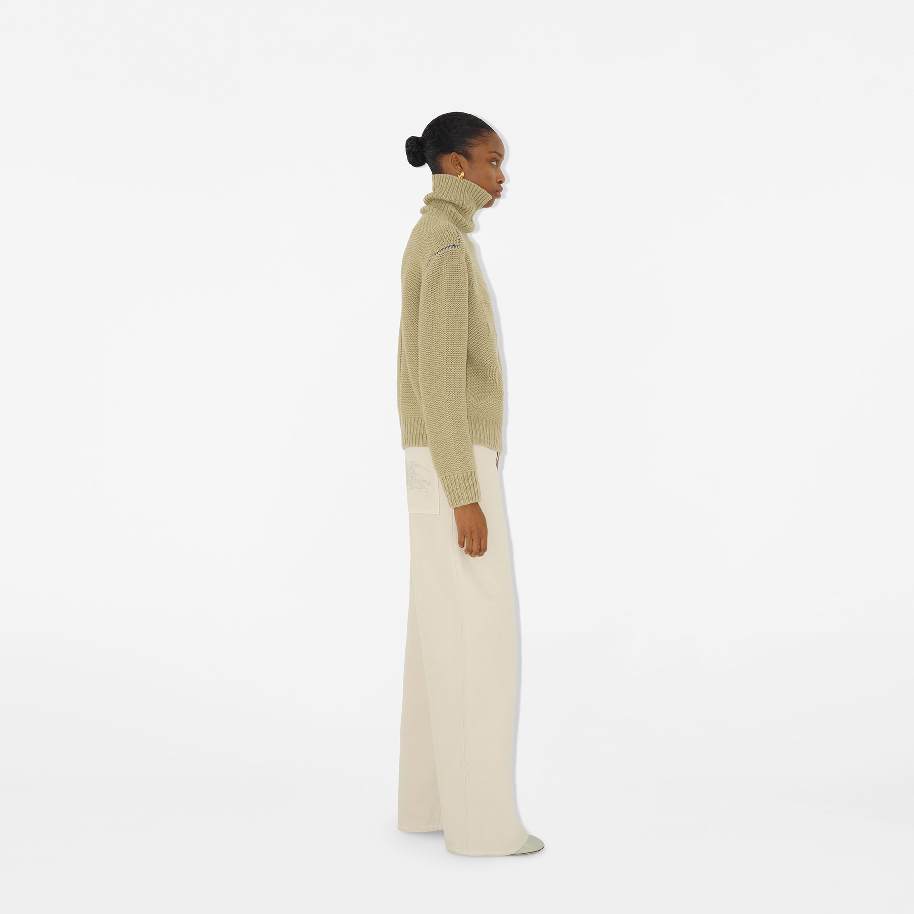 Burberry Kadın Haki Triko