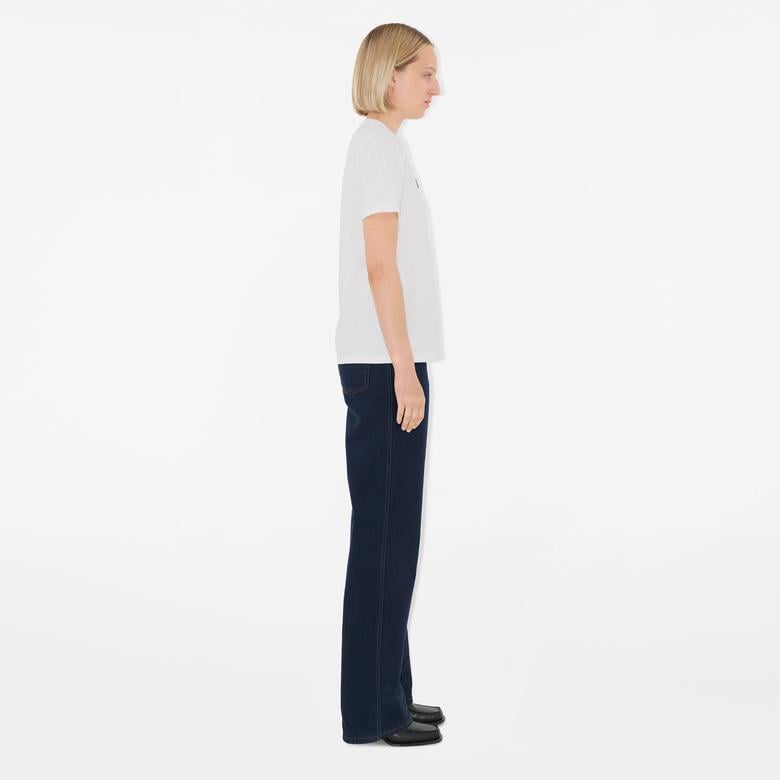 Burberry Kadın Beyaz T-Shirt